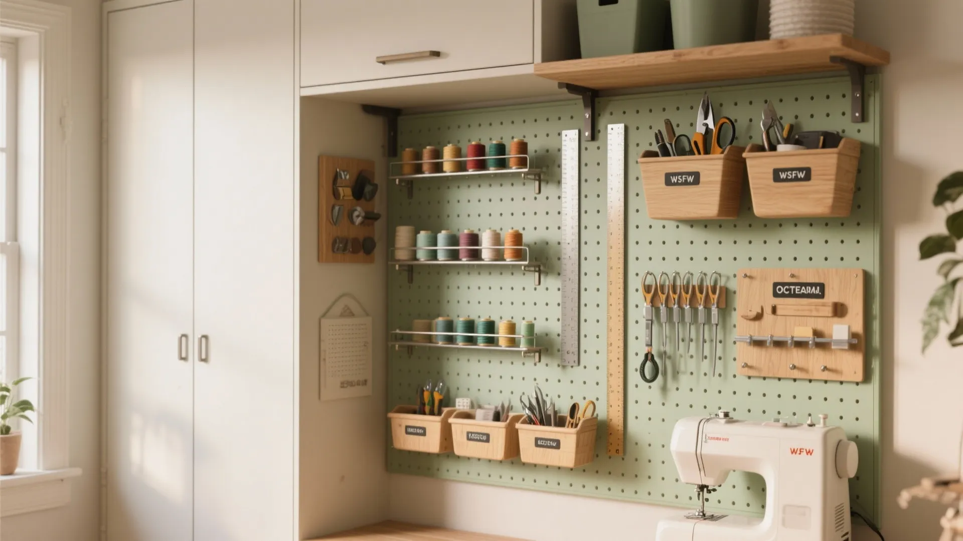 1. Vertical storage and wall zones