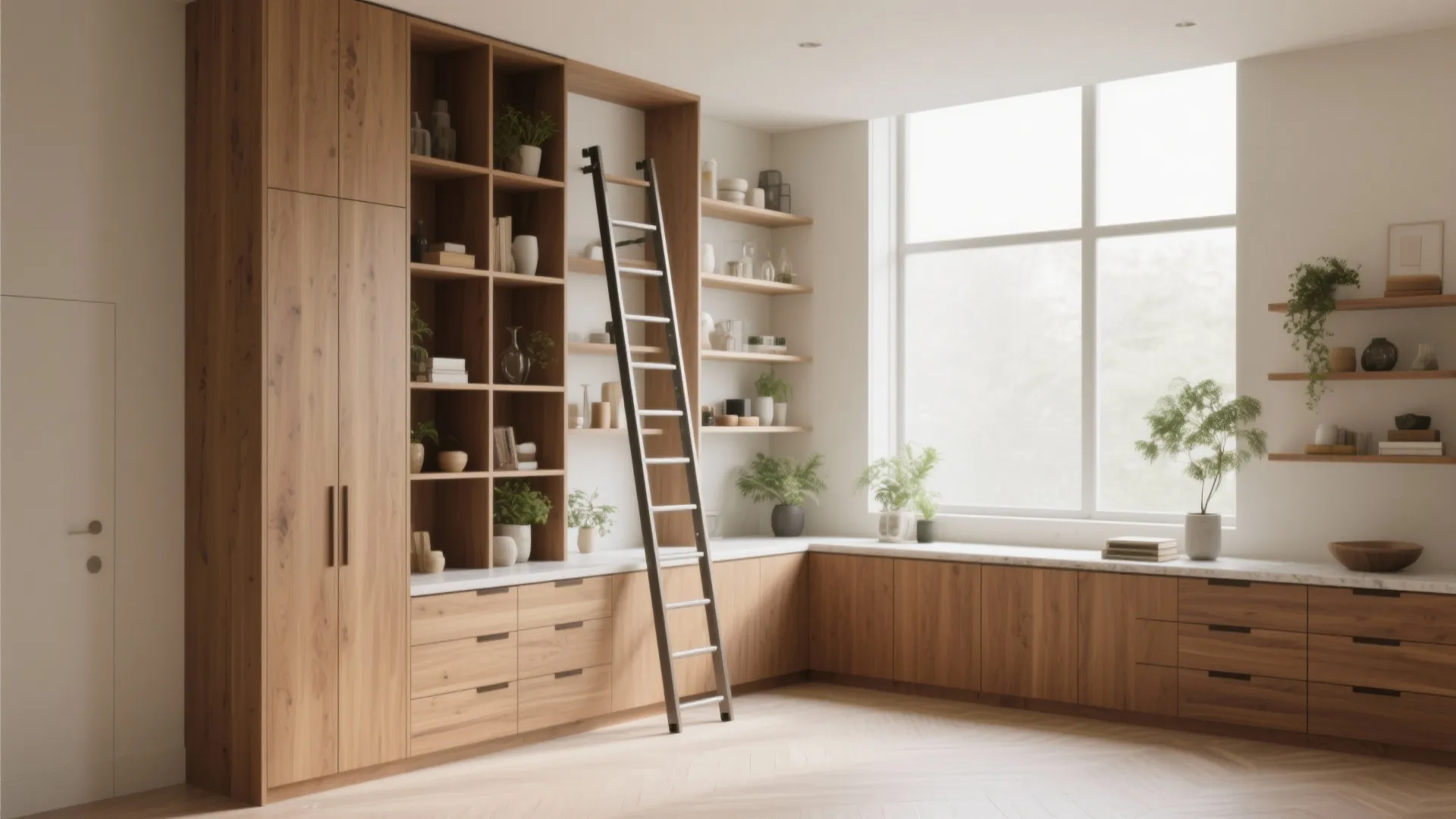 1. Vertical storage that feels intentional