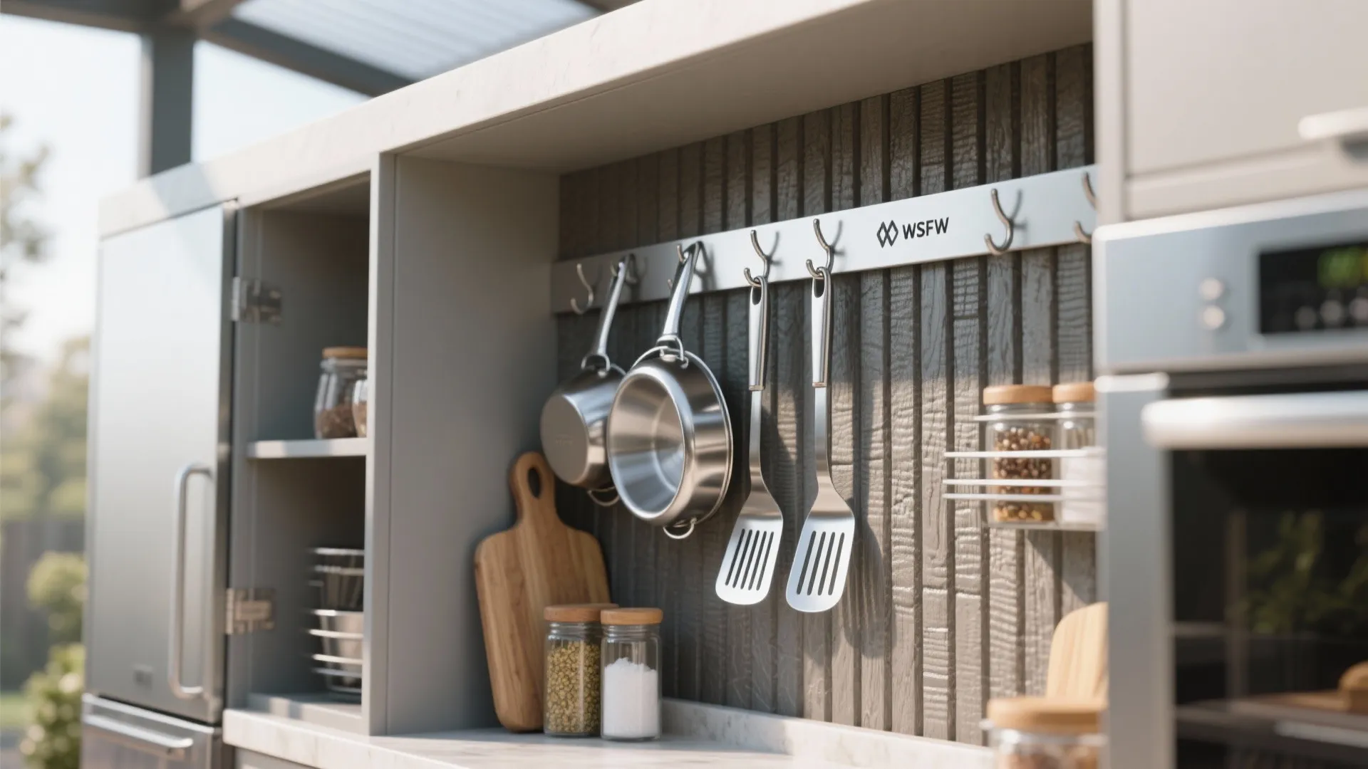 2. Vertical storage and hanging stations