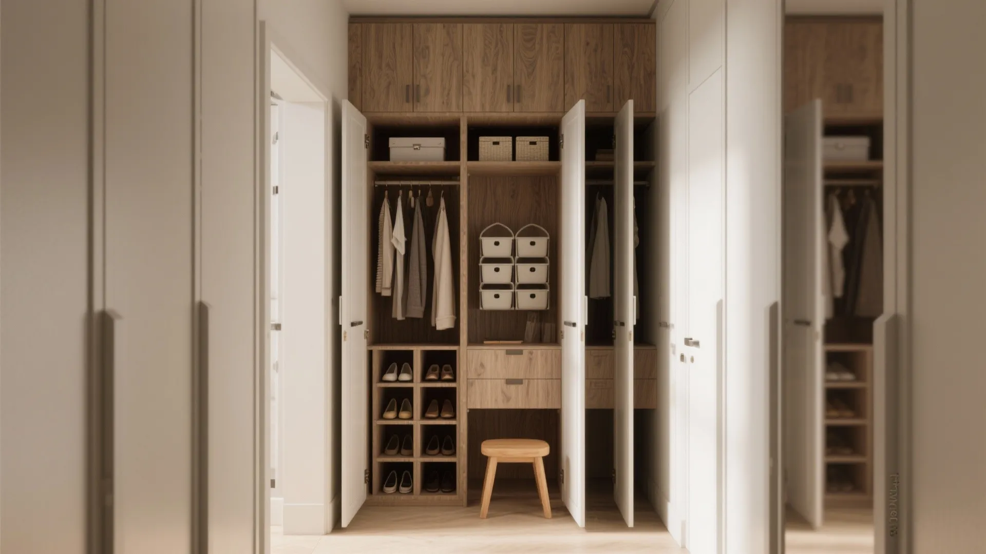1. Vertical storage with personality