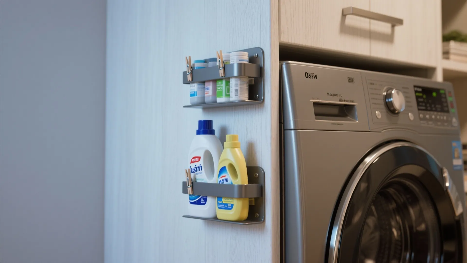 4. Vertical Storage: Slim Cabinets and Magnetic Caddies
