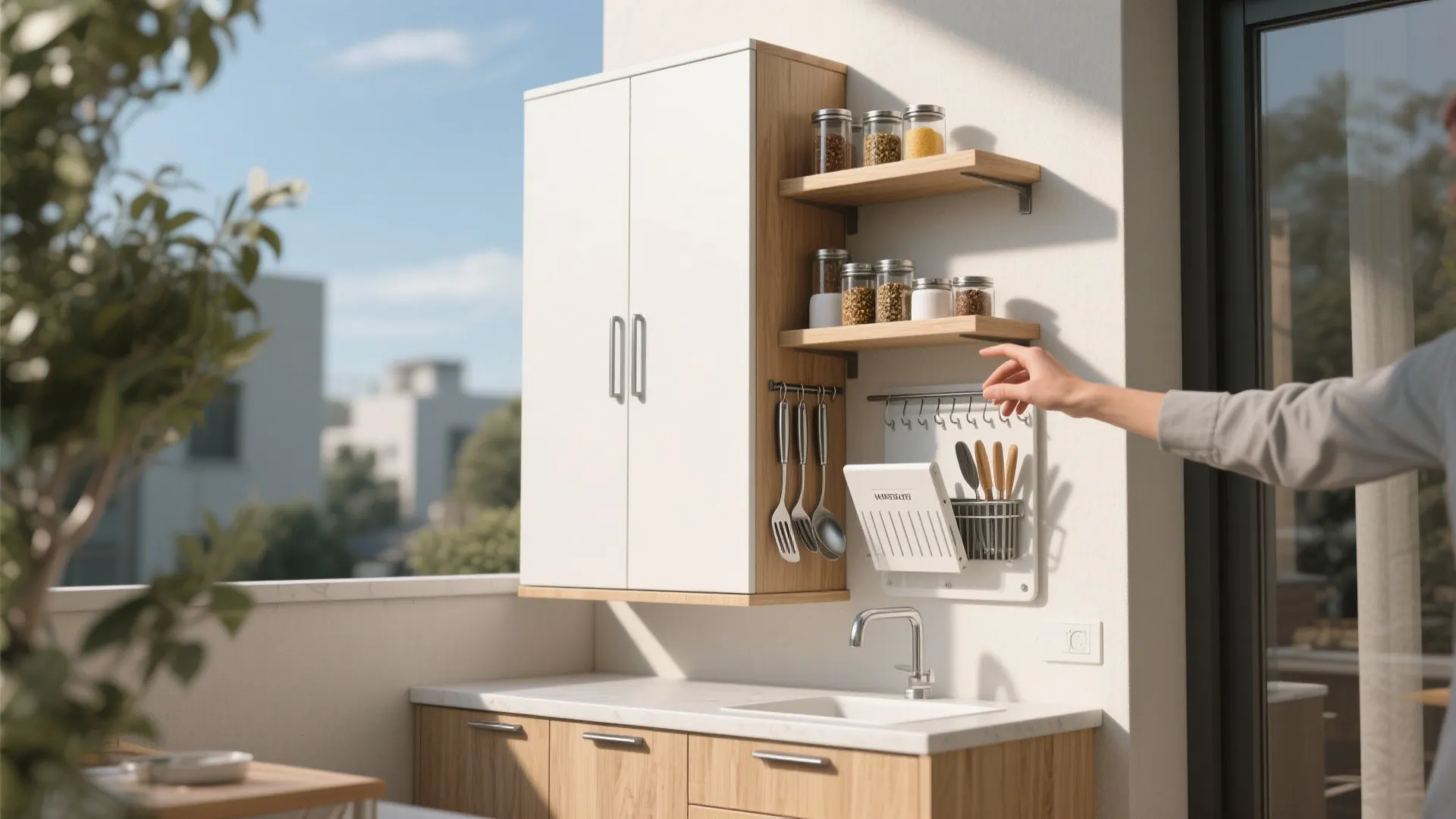 2. Vertical Storage and Slim Cabinets