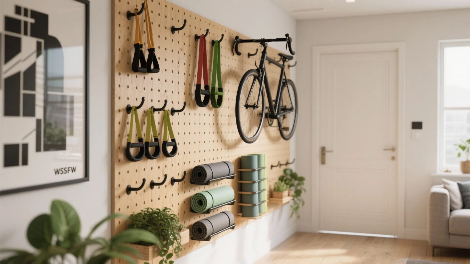 3. Vertical storage and wall organization