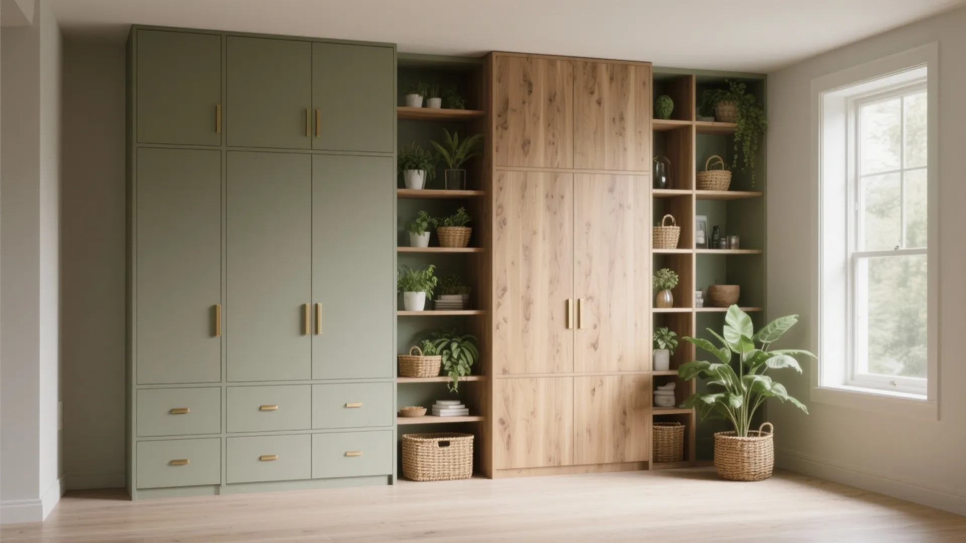 1. Vertical Storage that Breathes