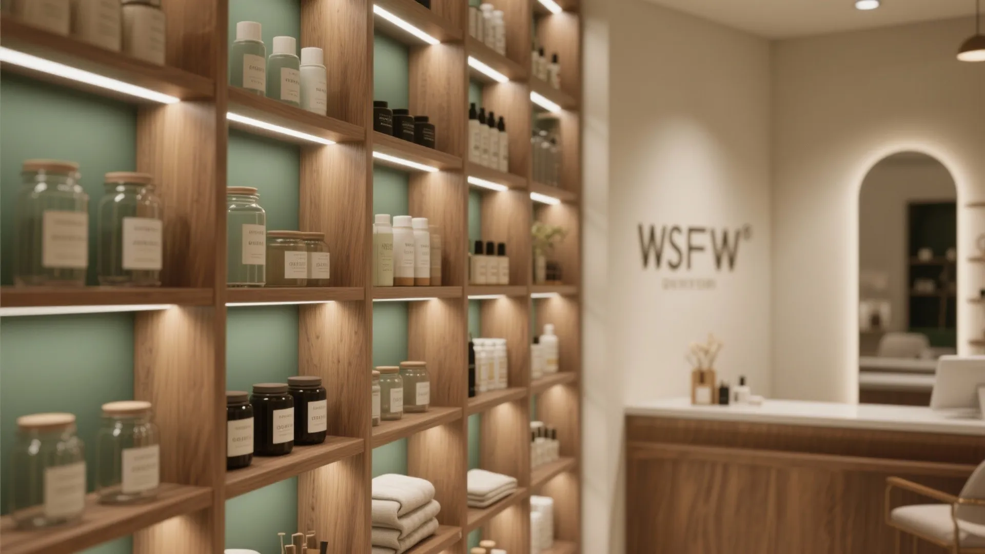 2. Use vertical storage and curated displays