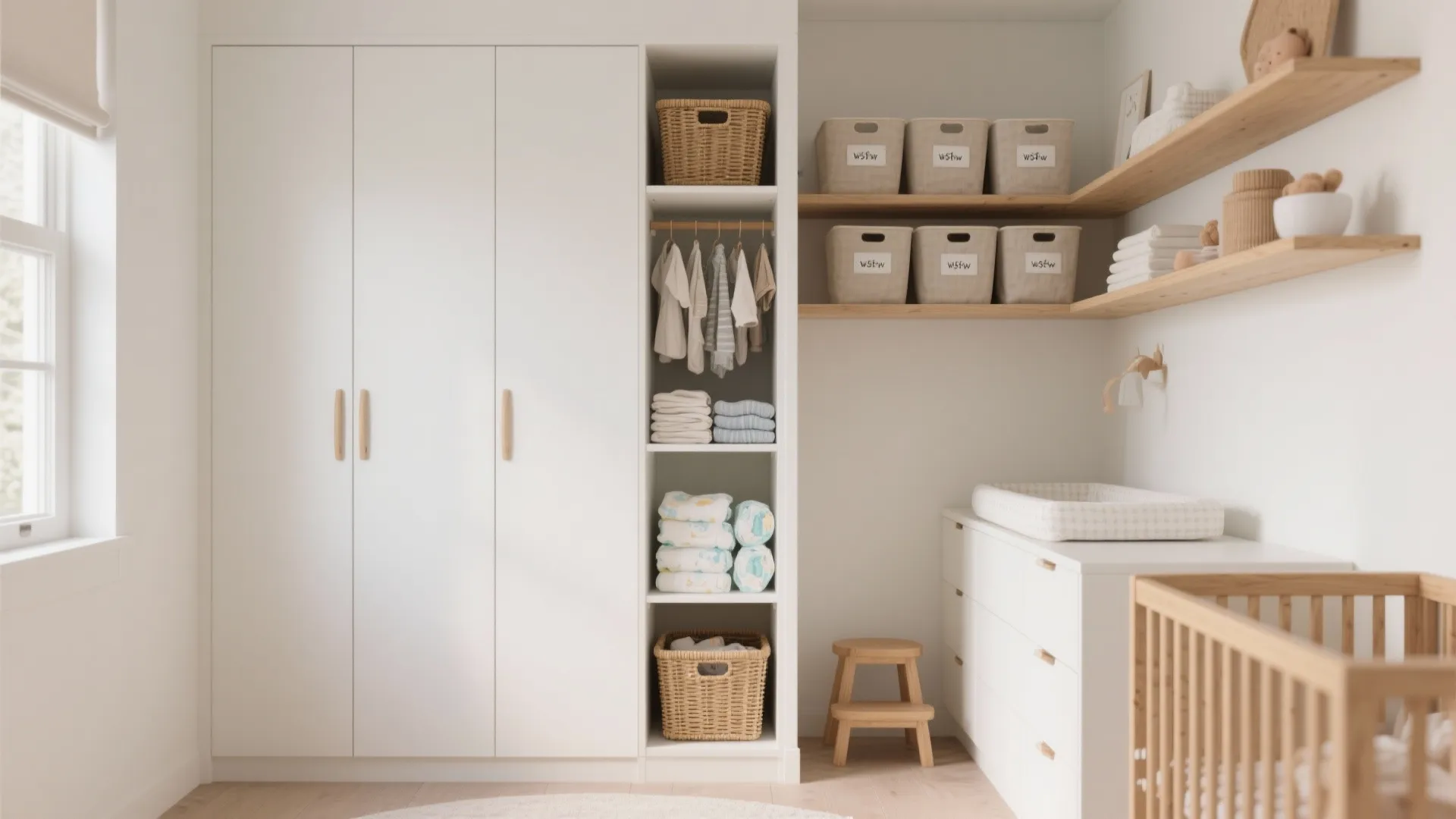 2. Make storage vertical and visible