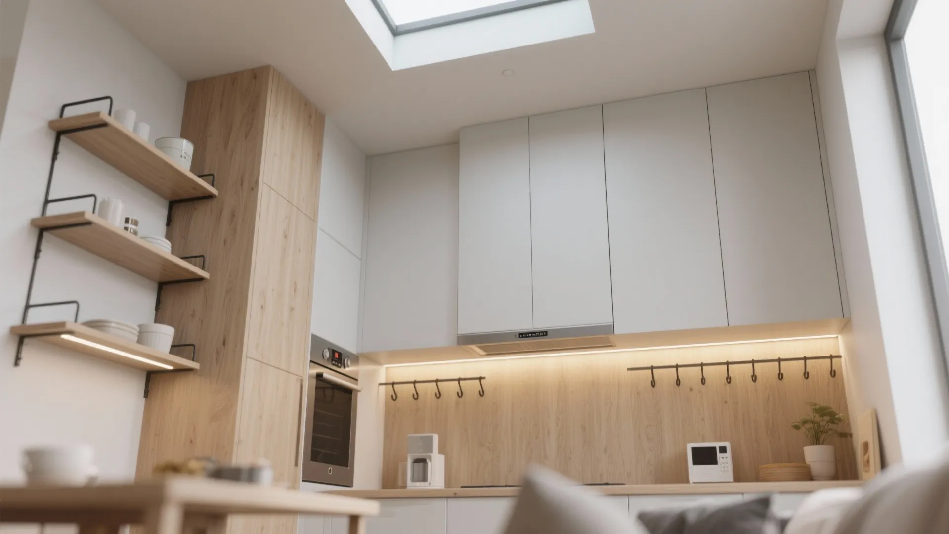 2. Go vertical with storage and display