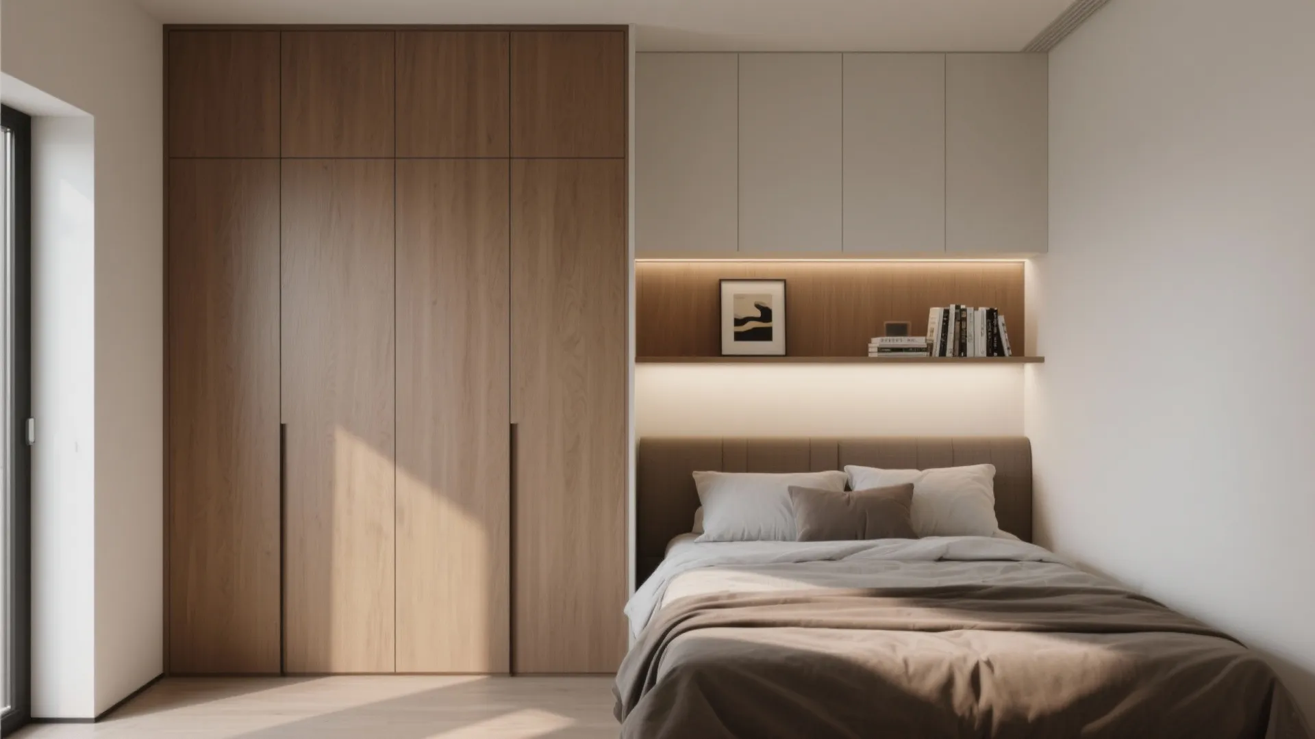 2. Build-in niches and vertical storage