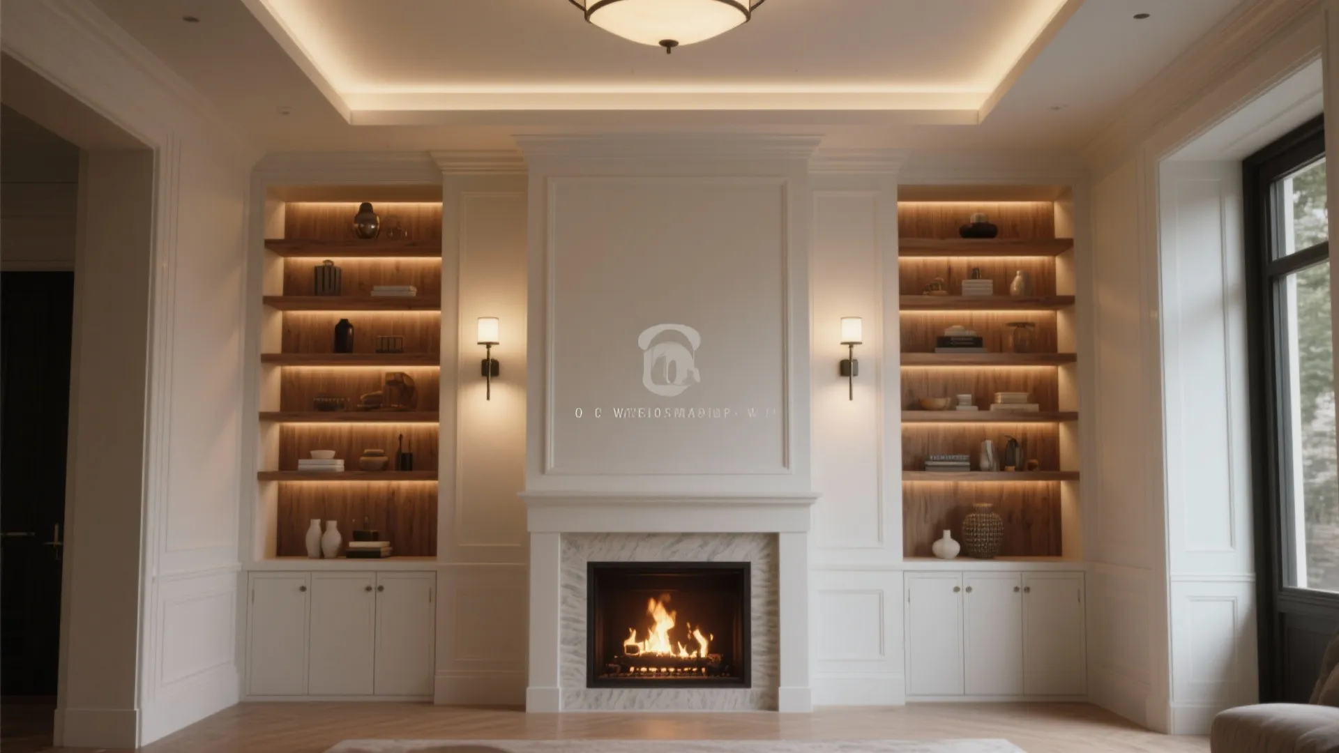 3. Add vertical storage and layered lighting