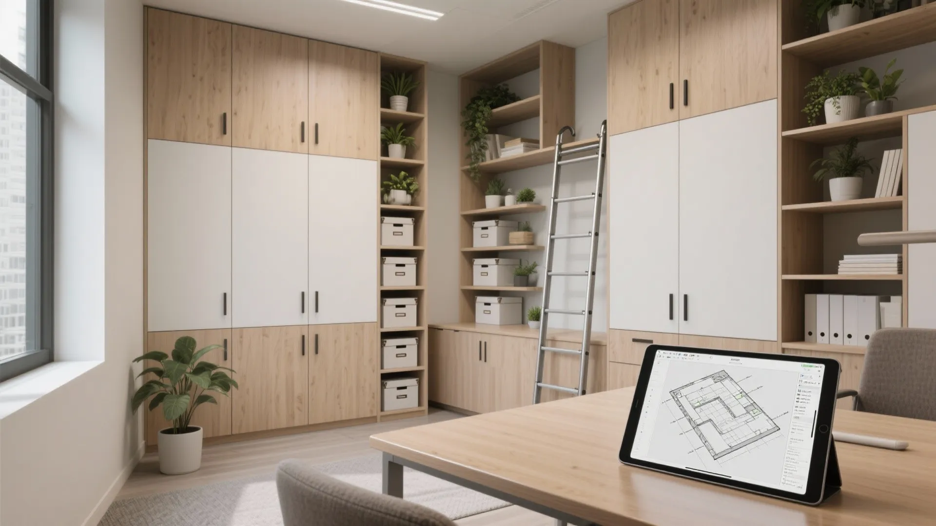 3. Use vertical space and smart storage