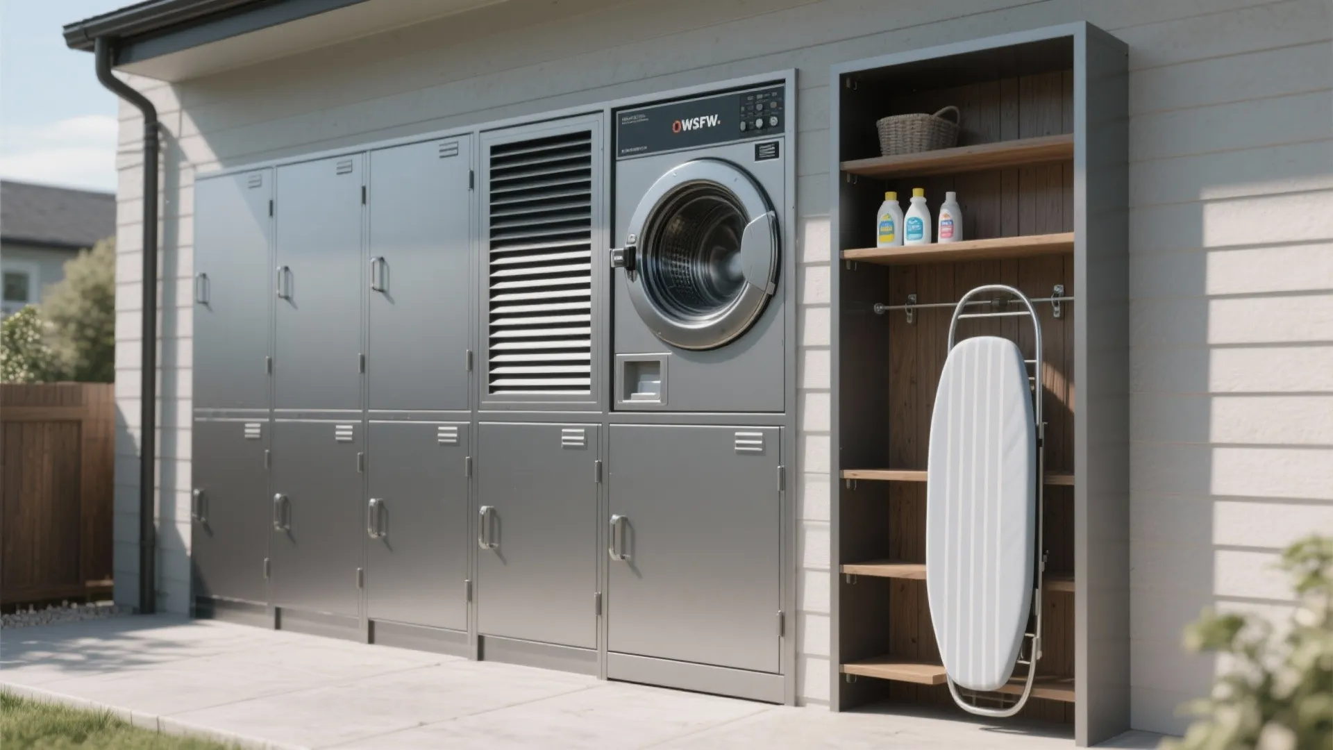 2. Vertical Storage and Venting Wall