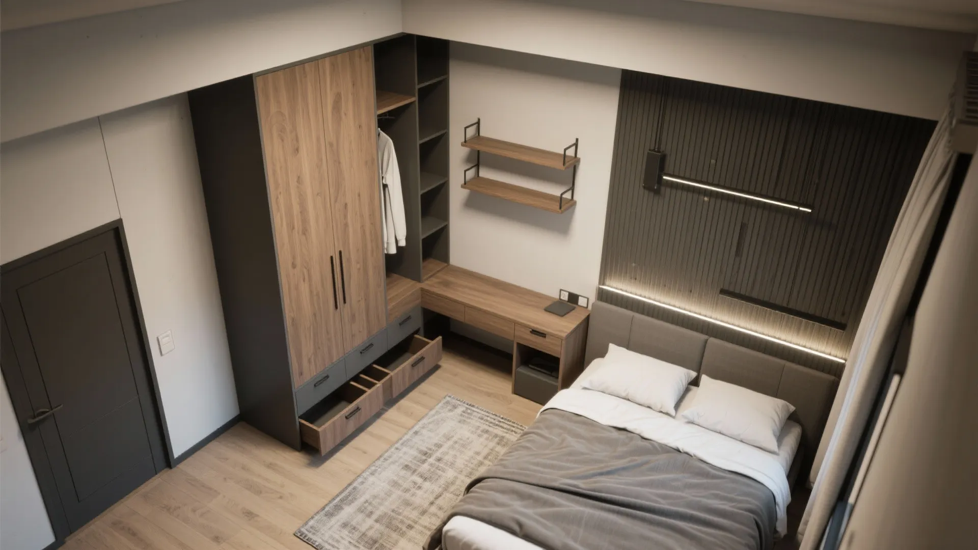 3. Multi-functional Furniture and Vertical Storage