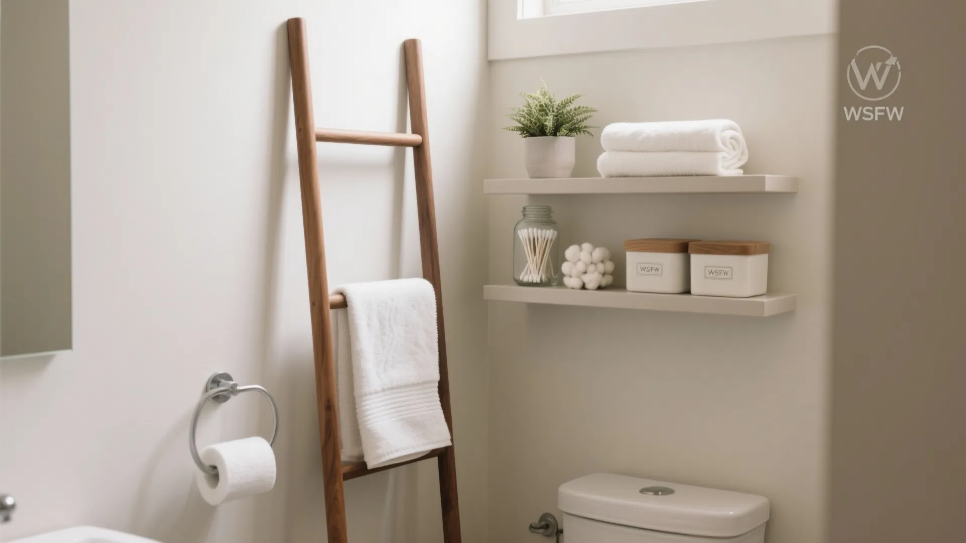 Vertical storage that doubles as decor