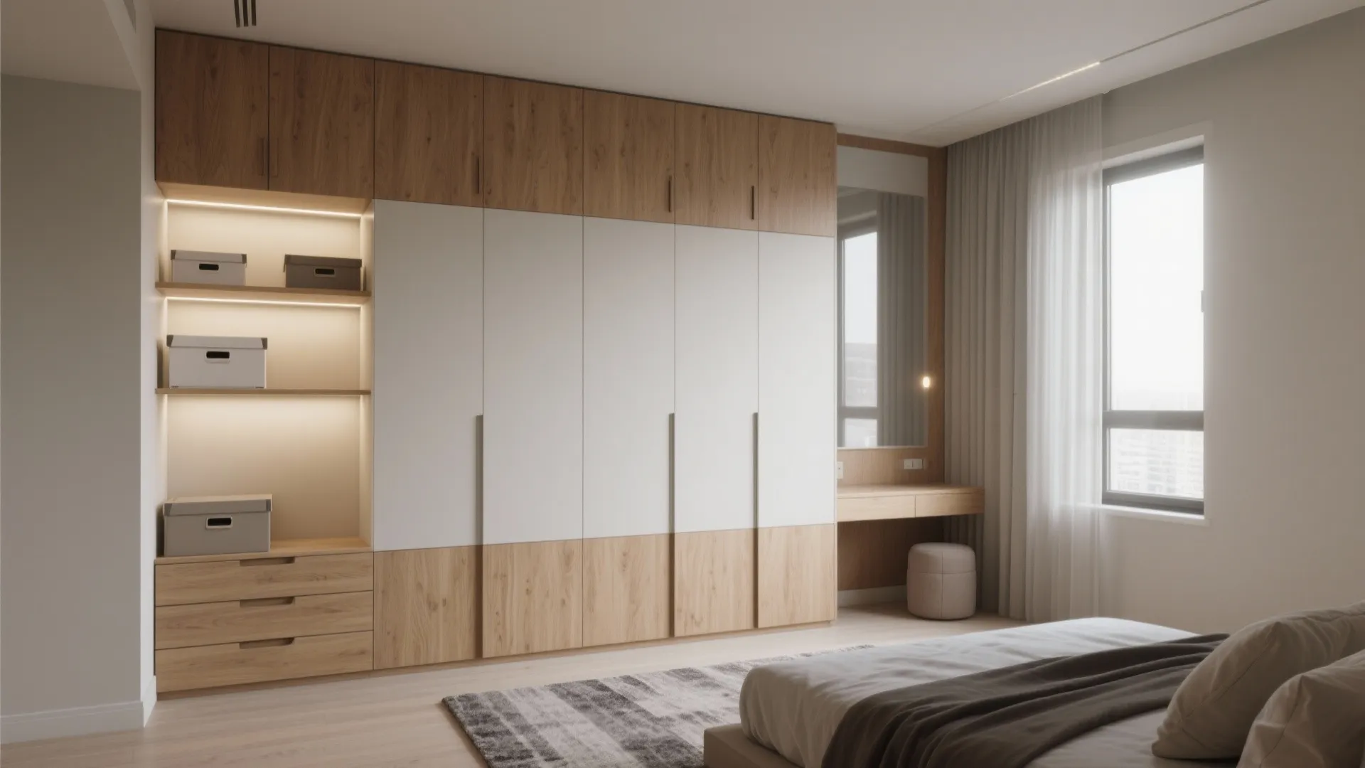 1. Vertical storage as a design feature