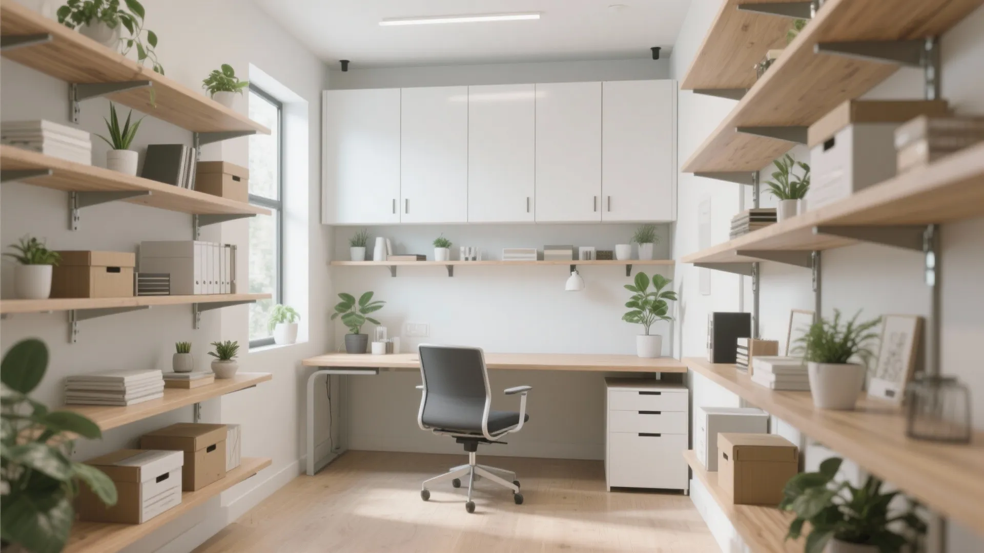 2. Go vertical for storage and style