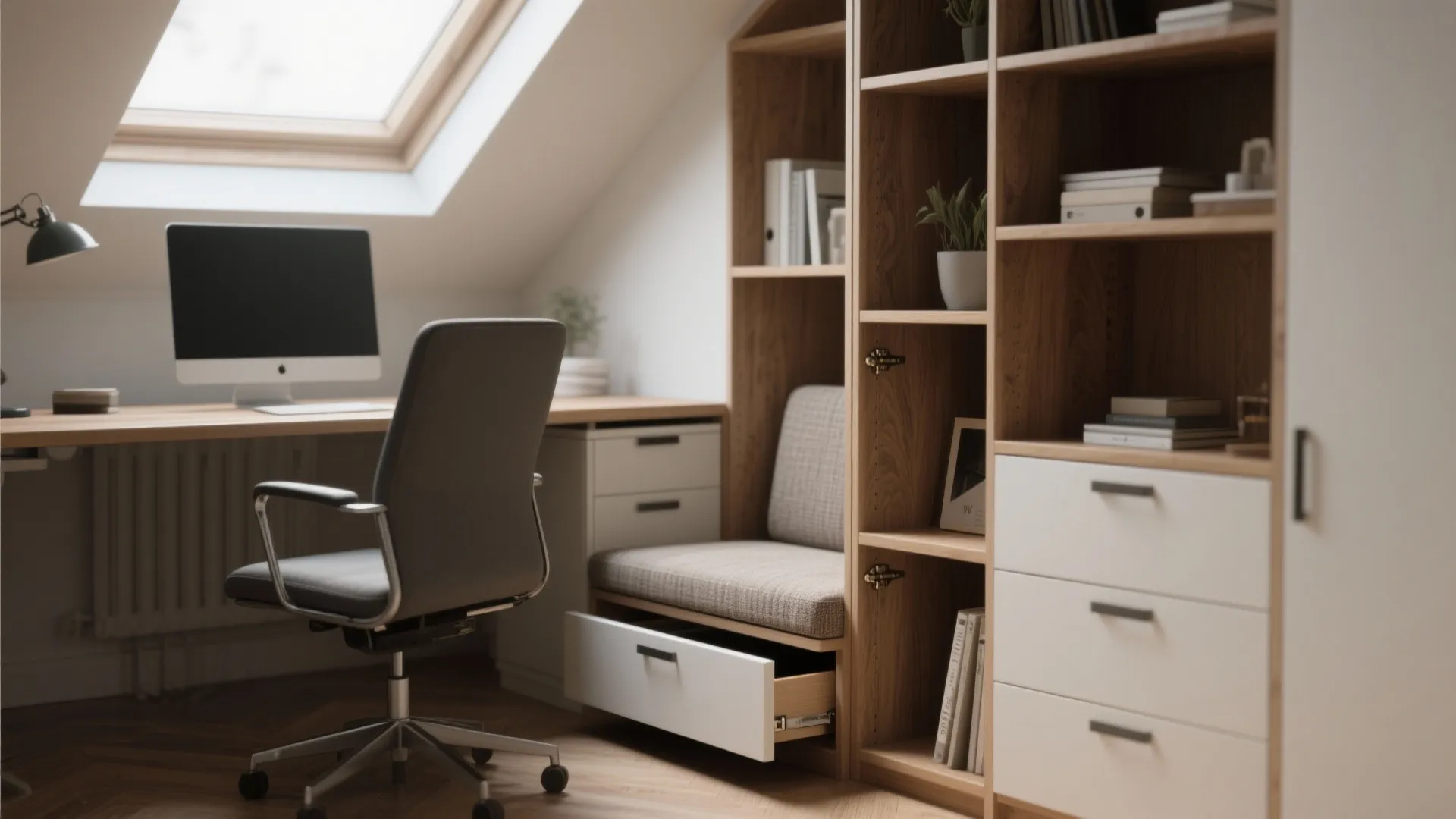 4. Maximize storage vertically and within furniture