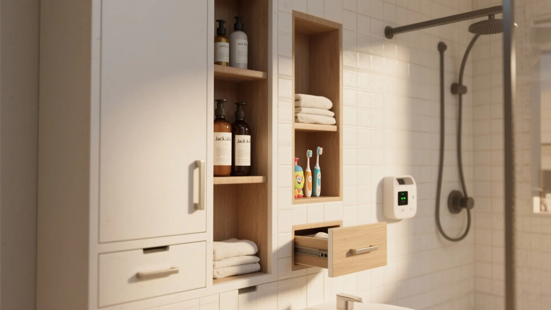 2. Vertical Storage and Hidden Nooks