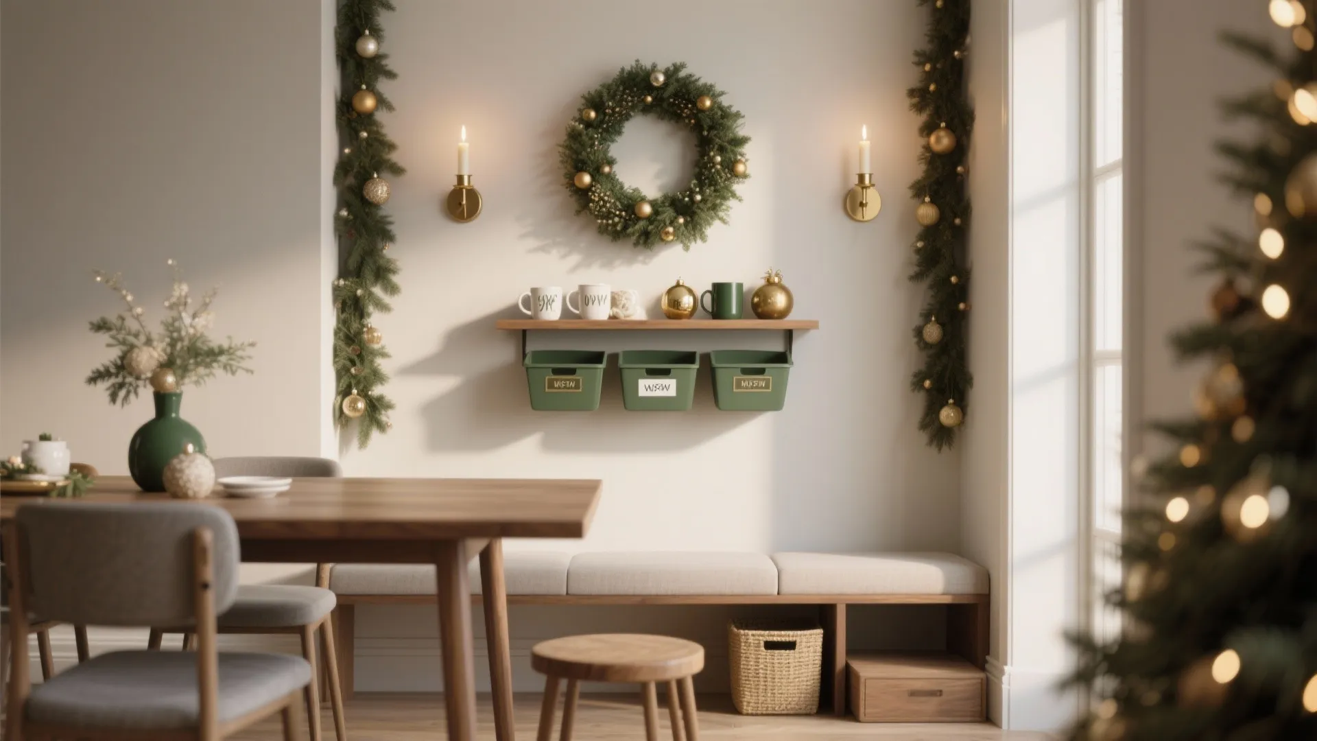 5. Vertical accents and storage hacks