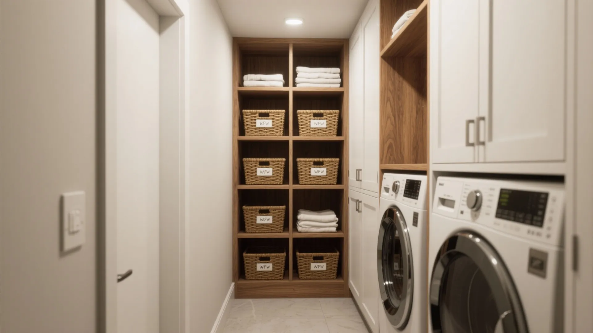 3. Vertical Storage Towers and Narrow Cabinets