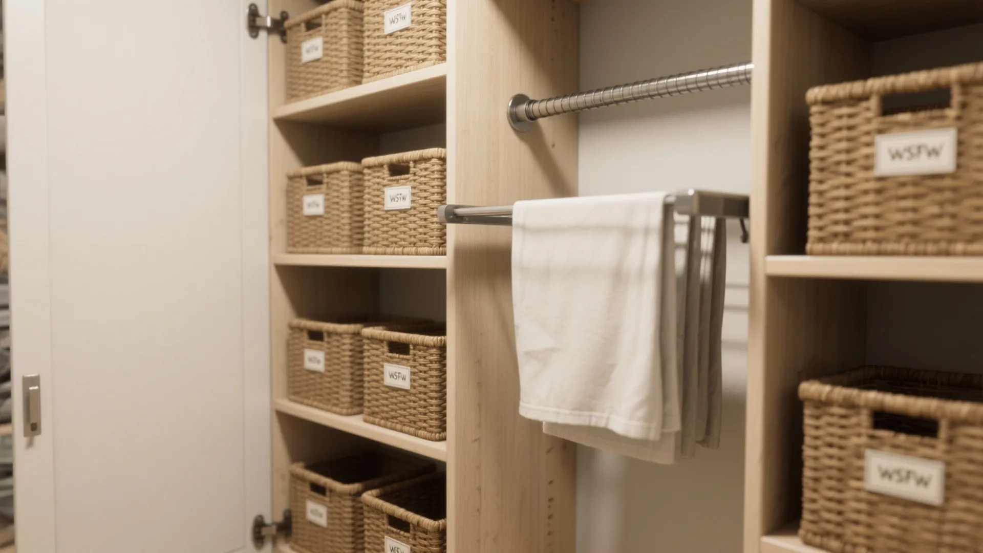 4. Vertical storage and multi-use surfaces