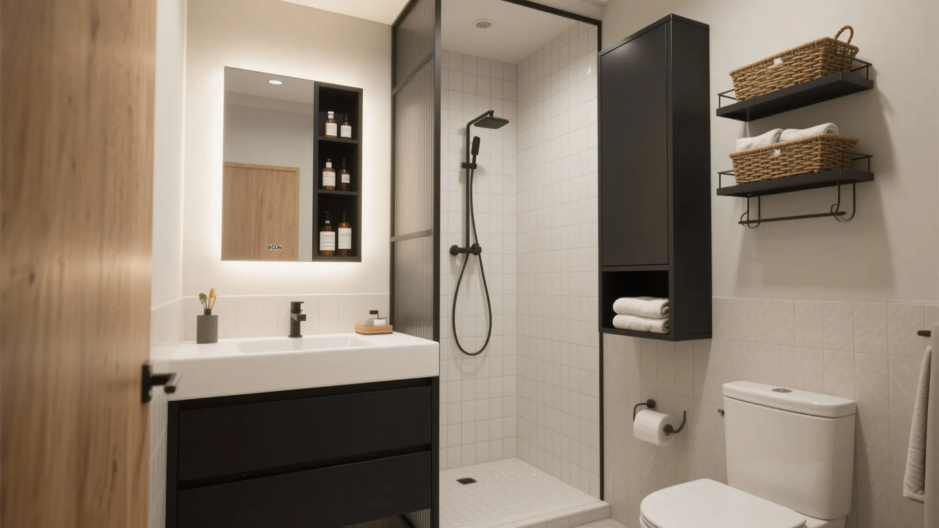 Vertical Storage: Niches, Shelves, and Towers