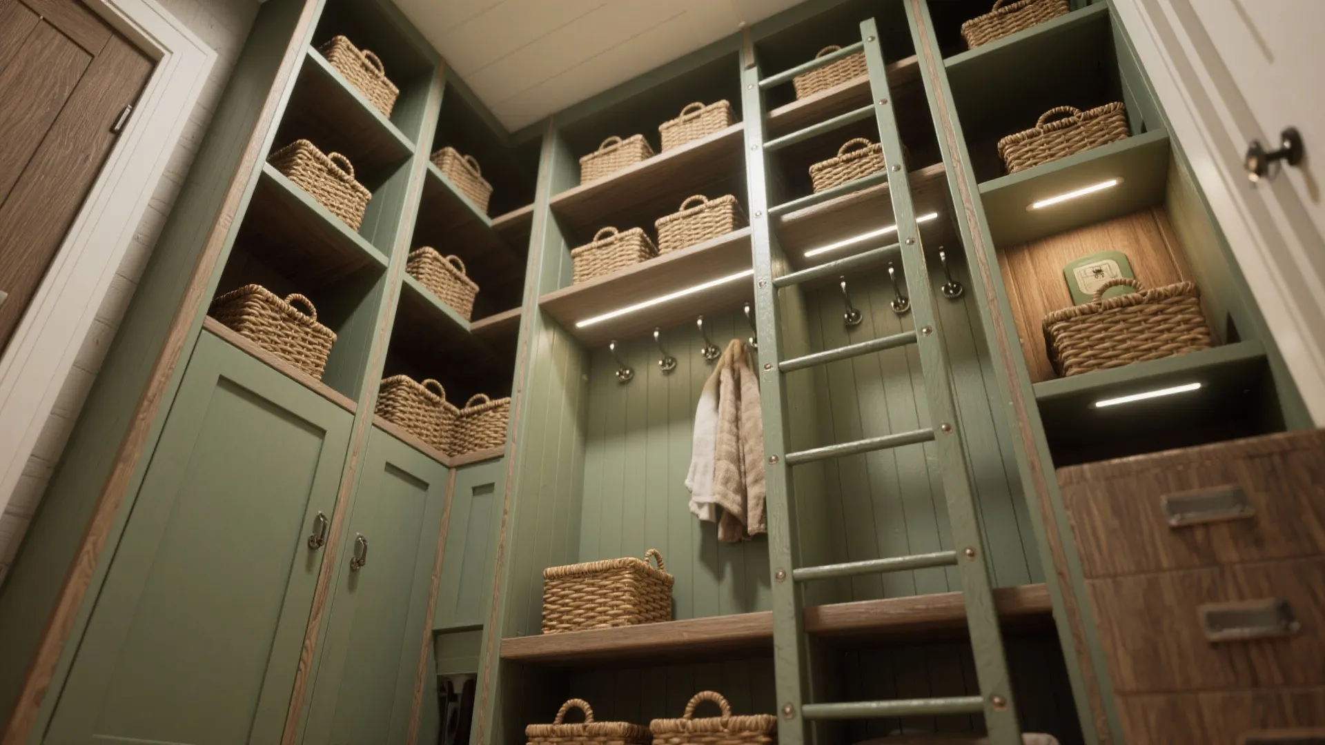 2. Embrace Vertical Storage with Personality