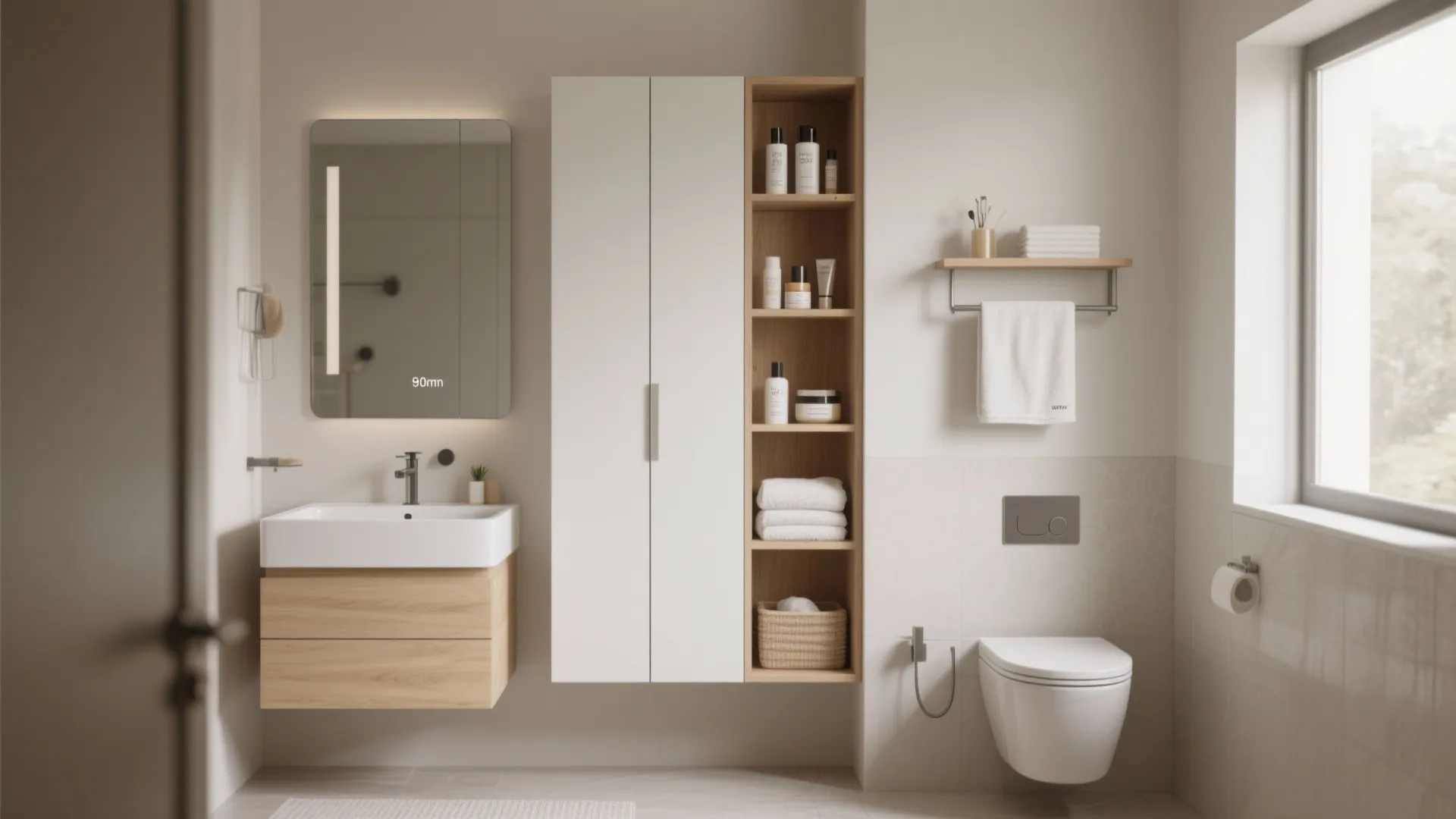 Vertical Storage: Niches, Towers, and Over-Toilet Solutions