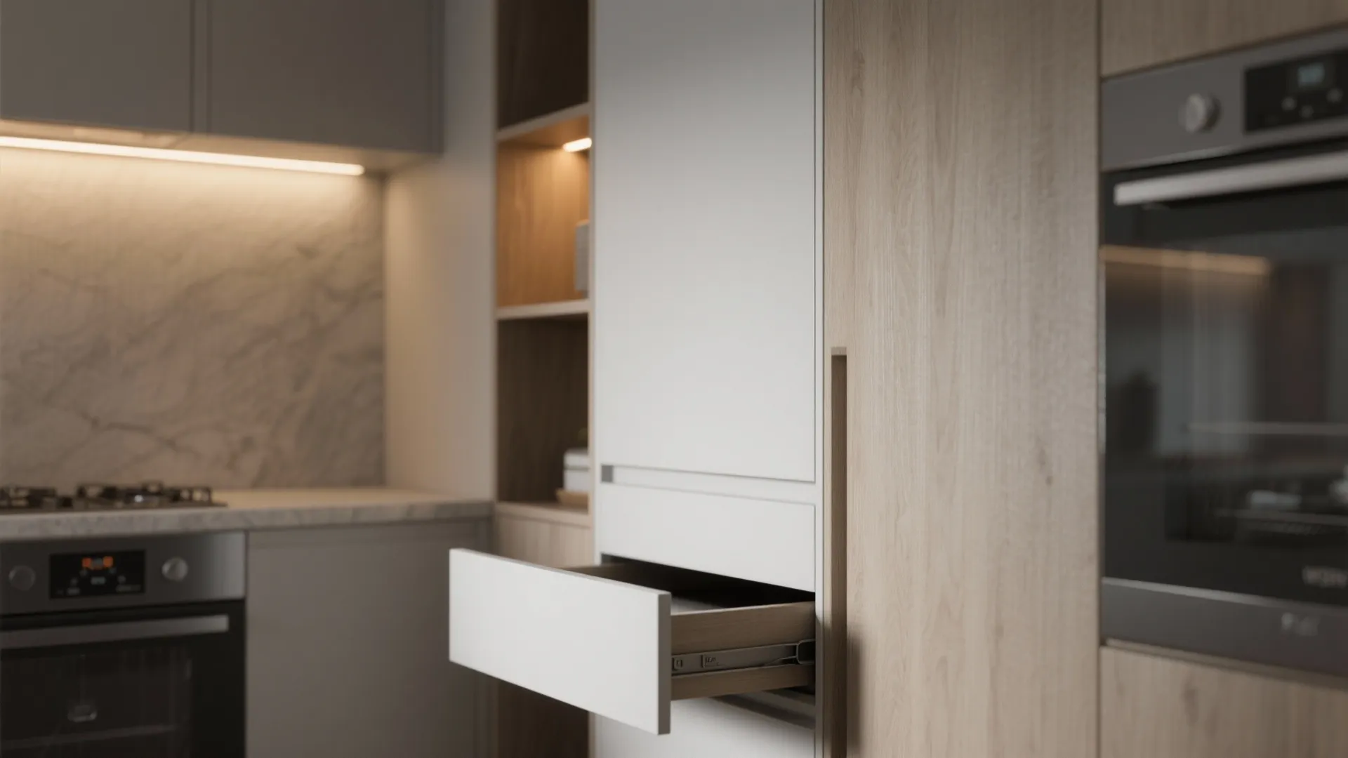 2. Vertical storage and hidden niches