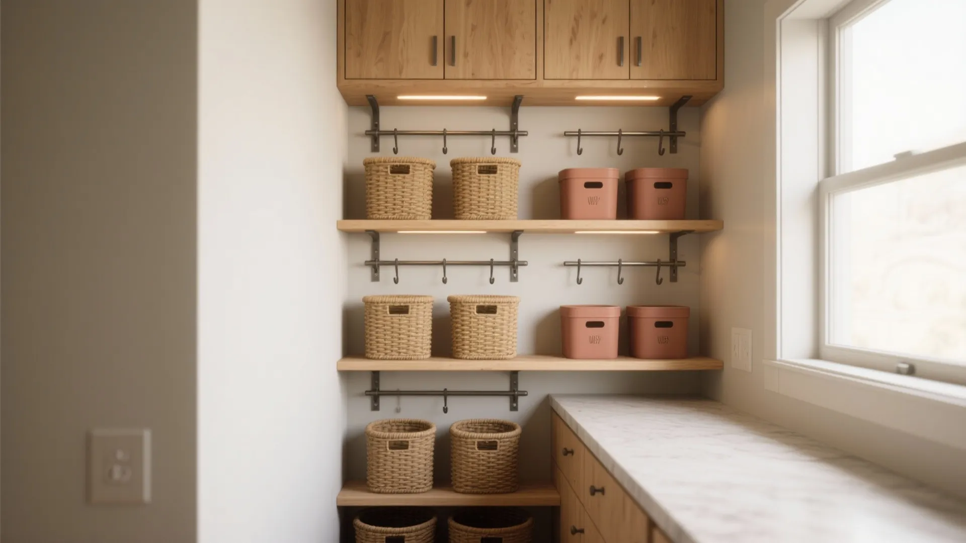 1. Layered Vertical Storage