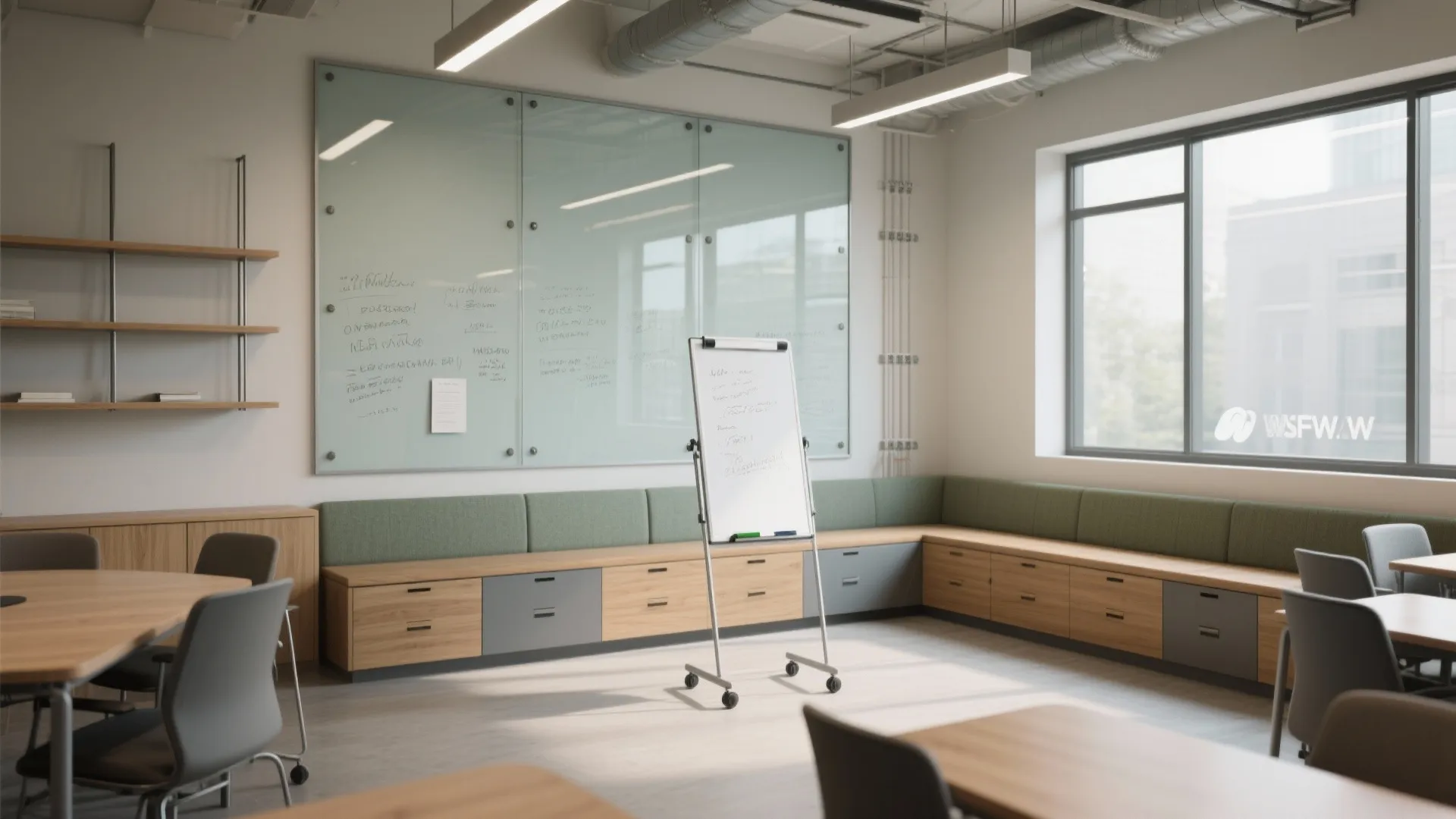 Vertical surfaces and built-in storage that work as hard as you do