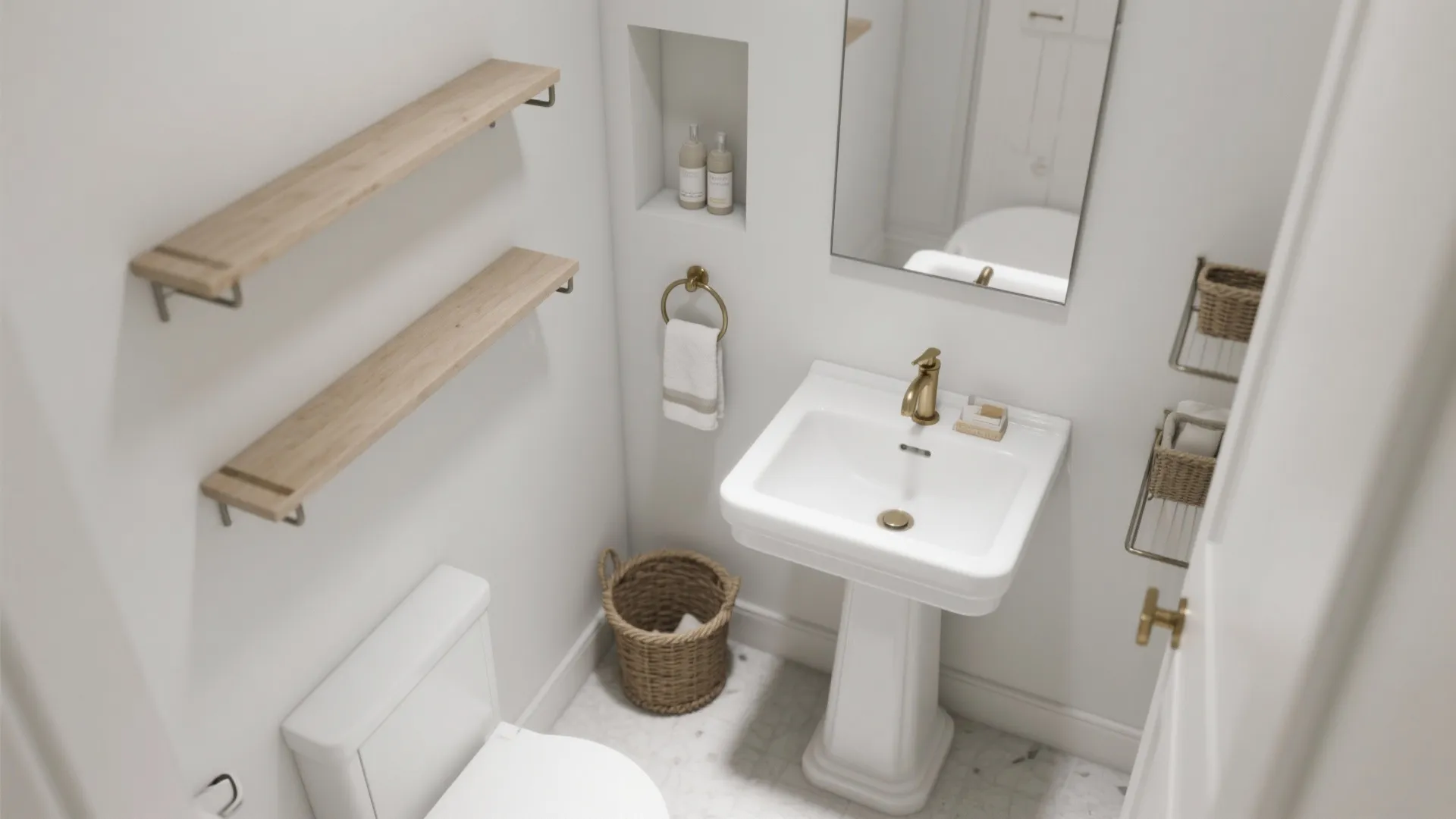 Vertical Storage That Respects the Pedestal