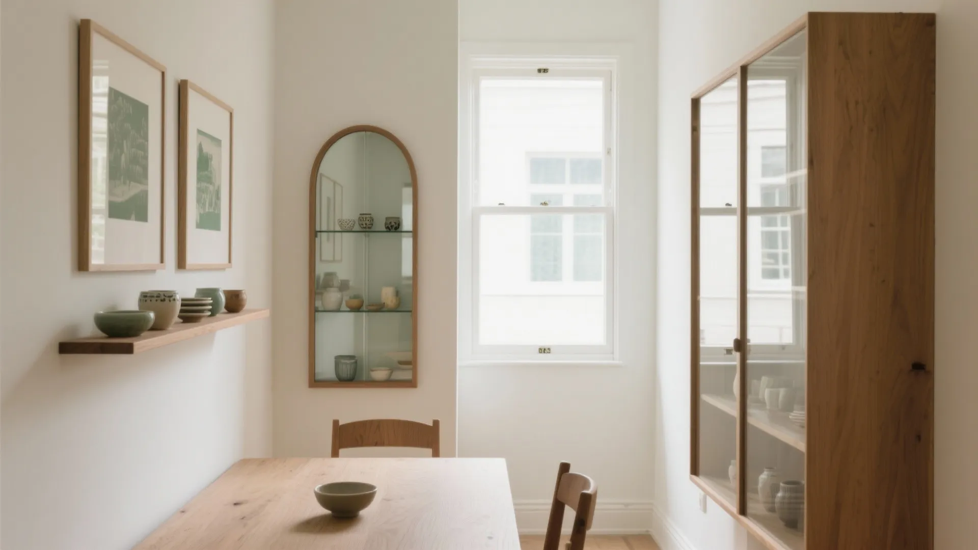 4) Vertical Storage, Glass, and Mirrors for Lift