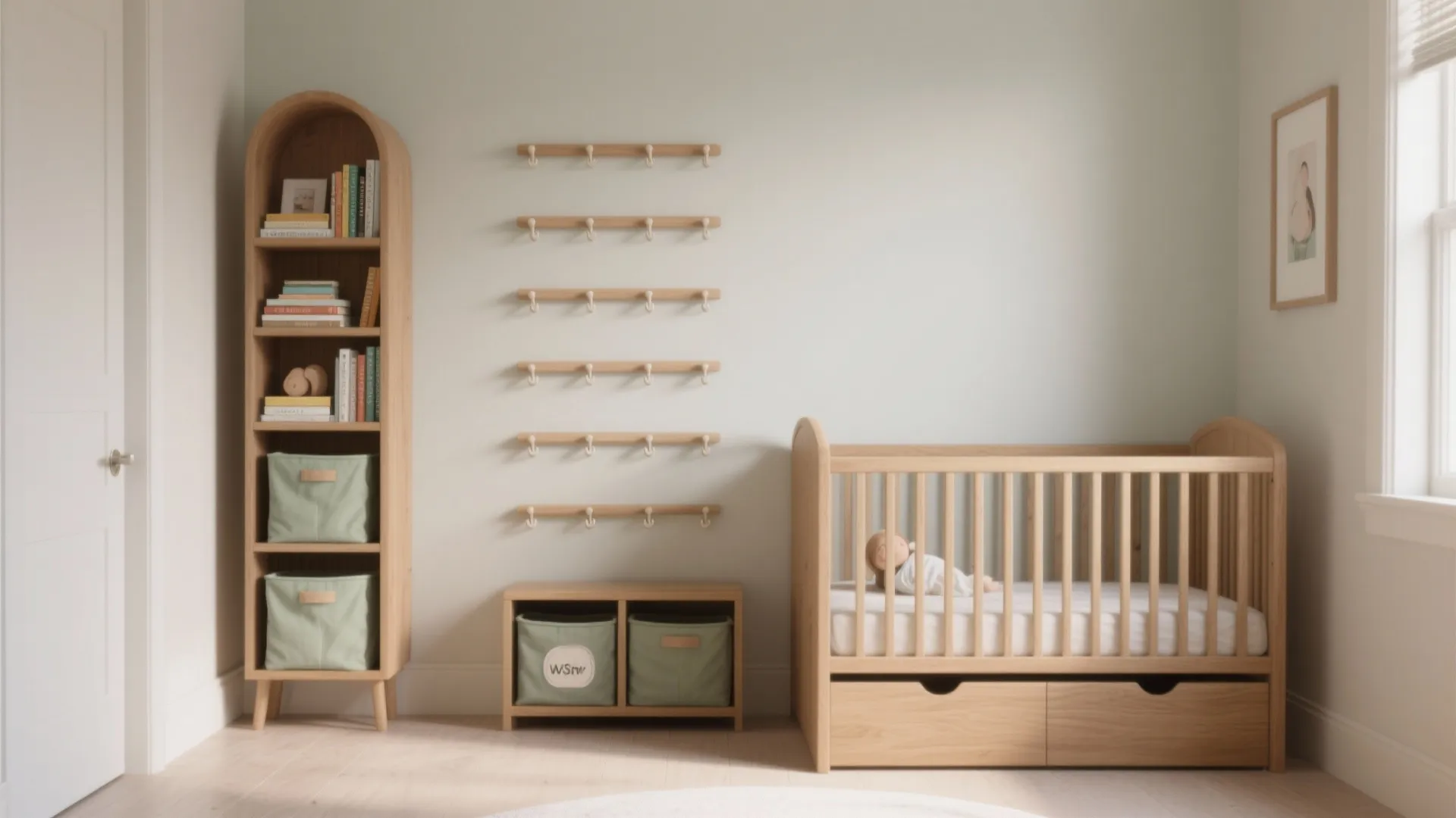 Vertical Storage That Grows With Baby