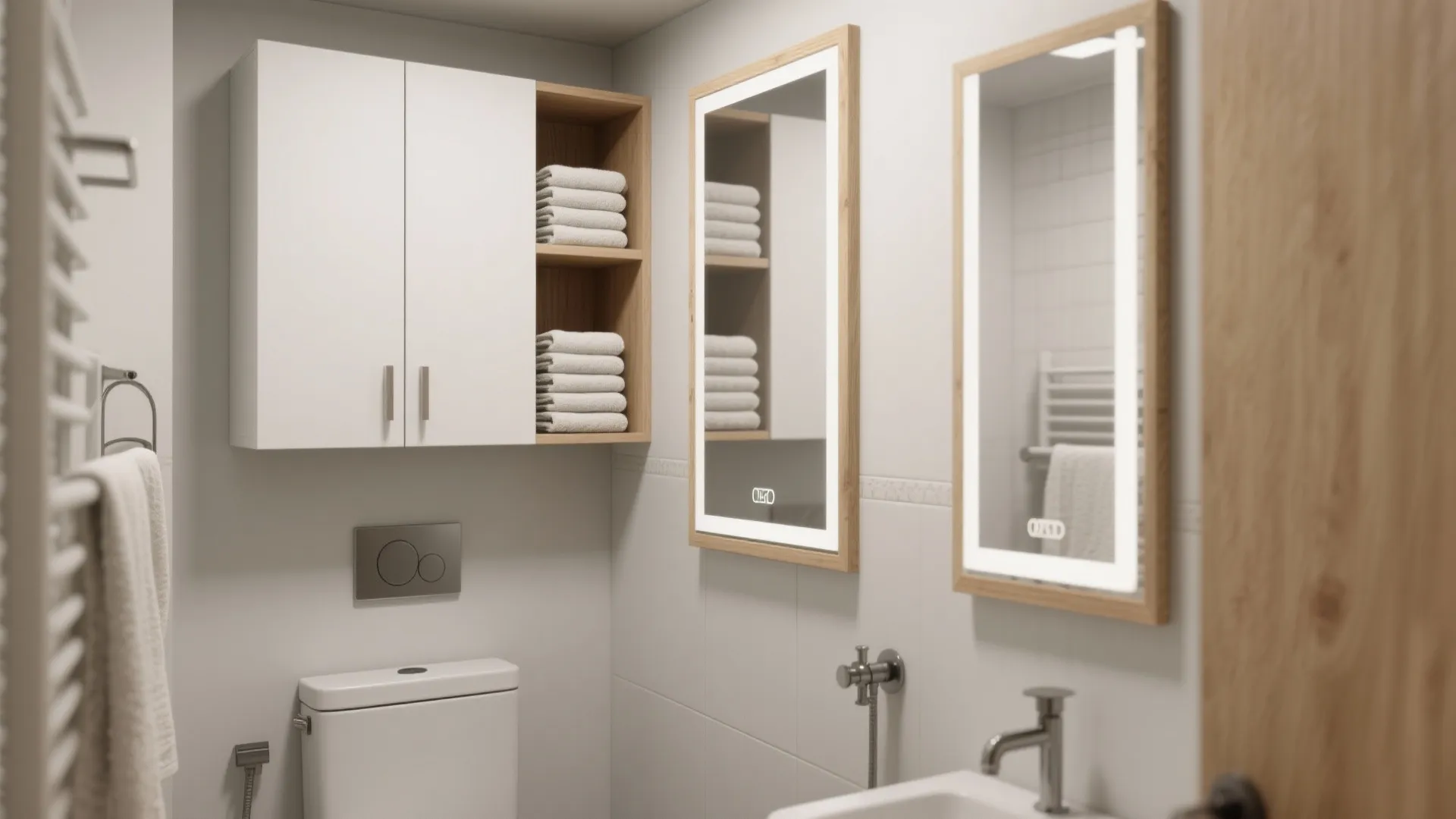 4. Go vertical with storage and fixtures