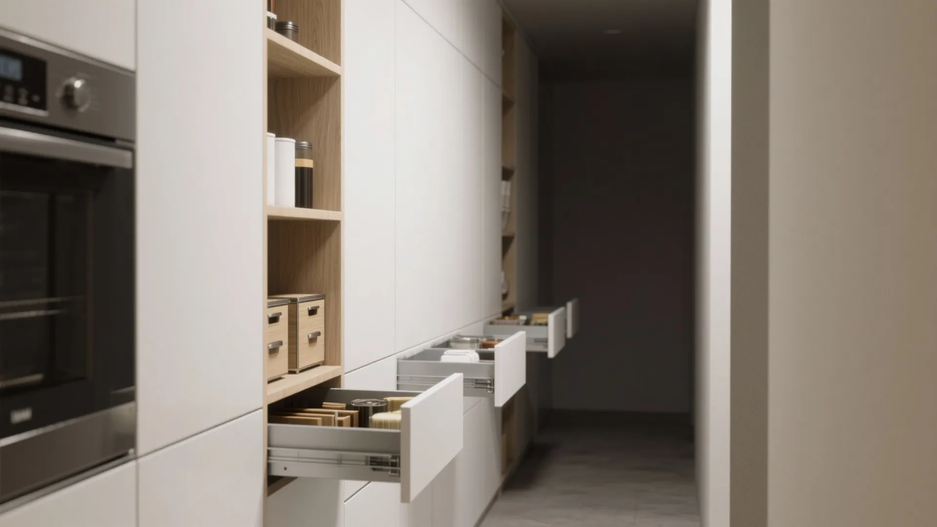 2. Vertical Storage: Think Tall, Slim, and Pull-Out