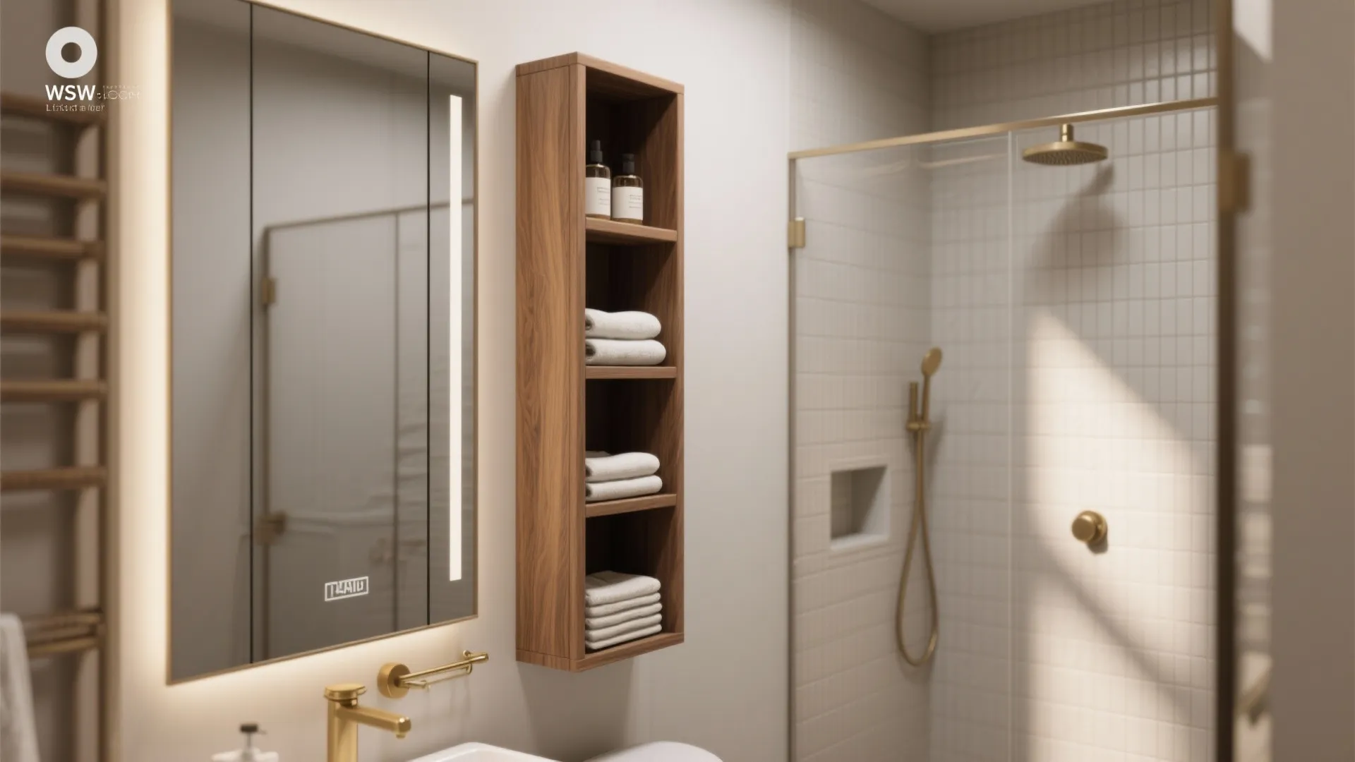 3. Go vertical with storage and niches