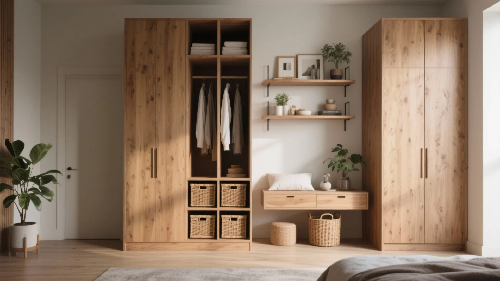 3. Go vertical — storage and style up high