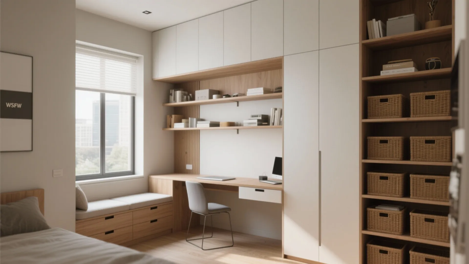 5. Smart vertical storage and hidden solutions