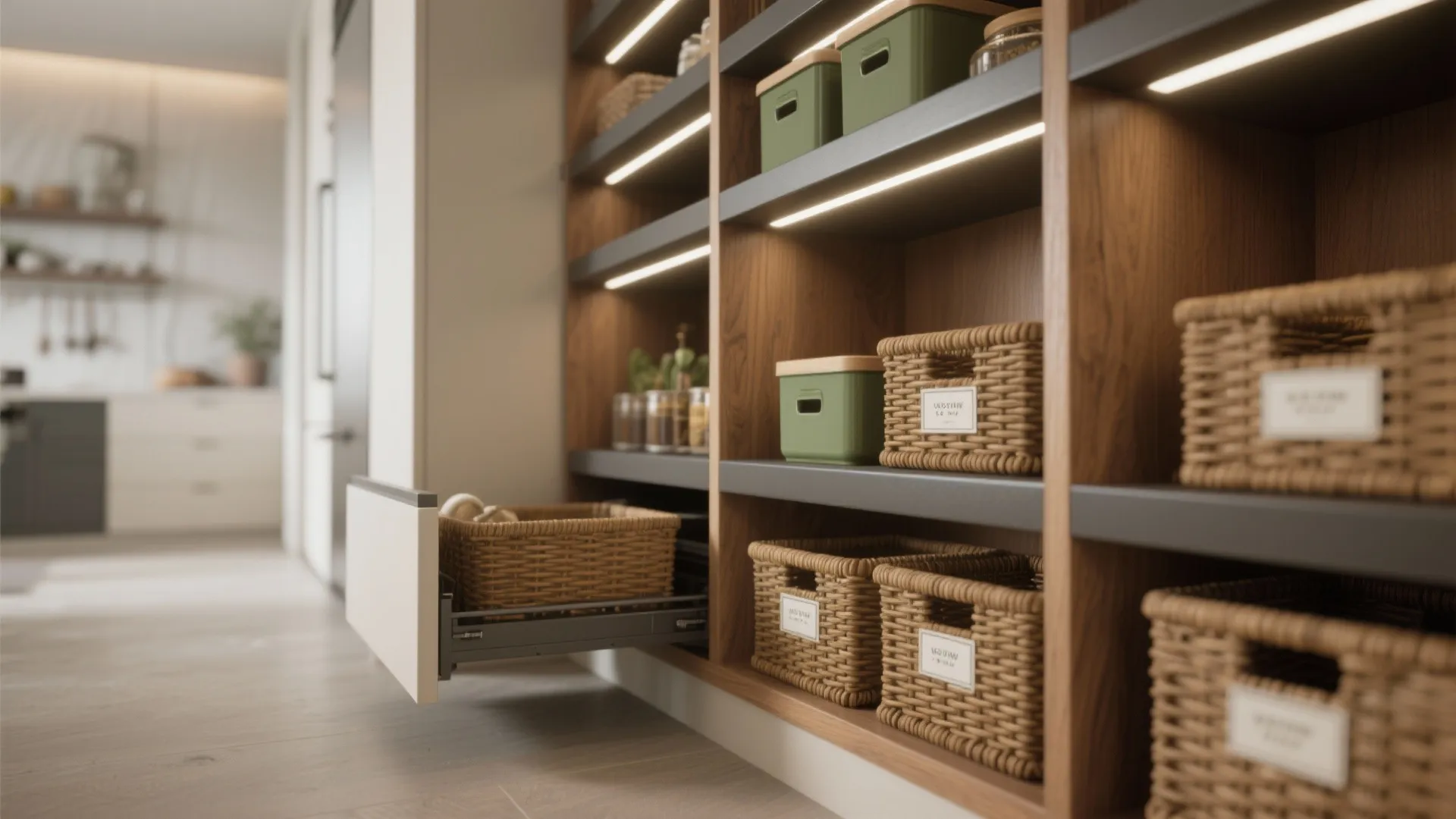 4. Built-in storage and vertical thinking