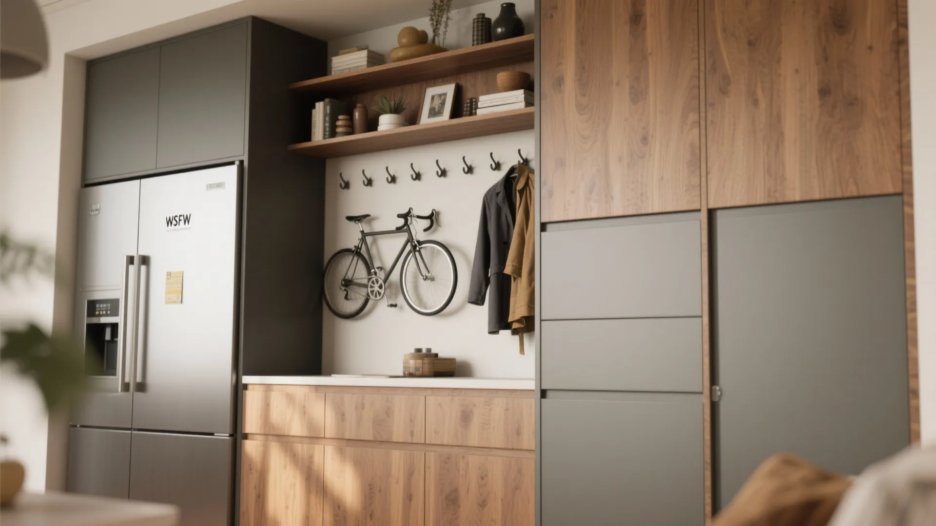 4. Use vertical space, but keep it tidy