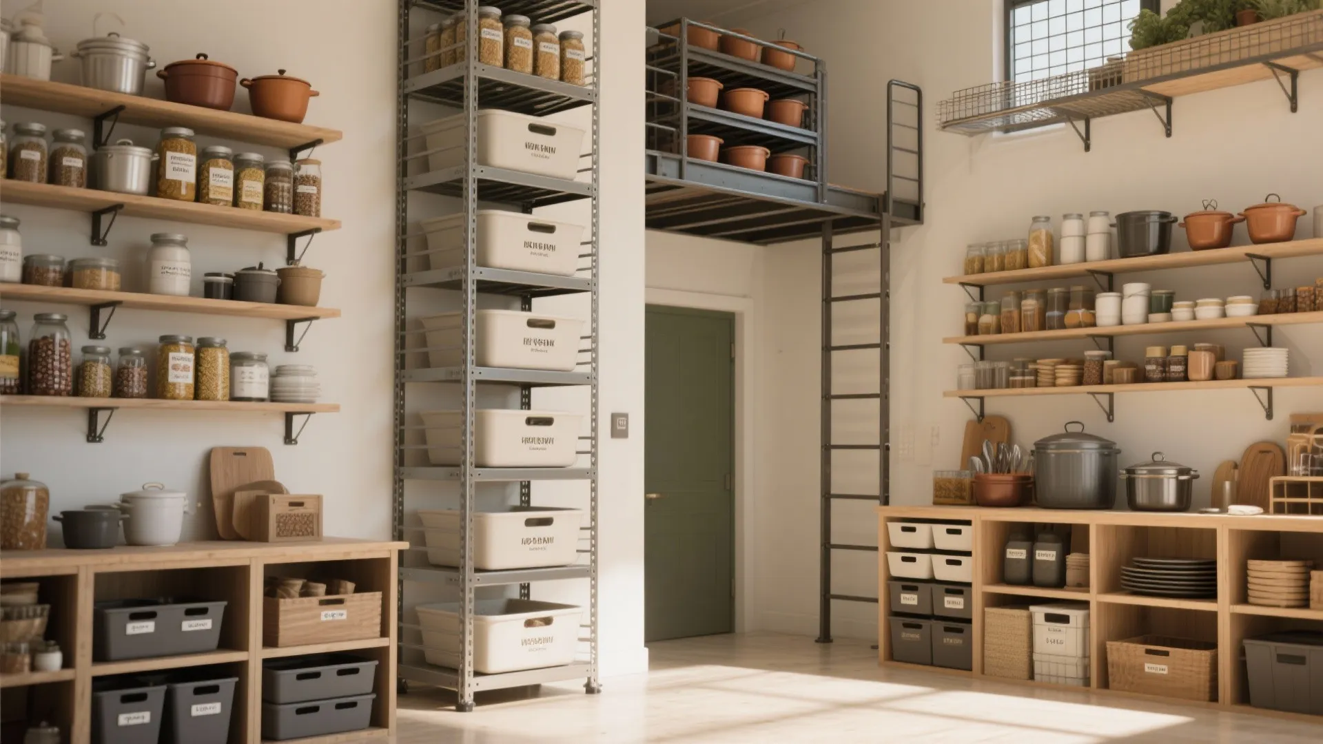 4. Optimize storage with vertical solutions