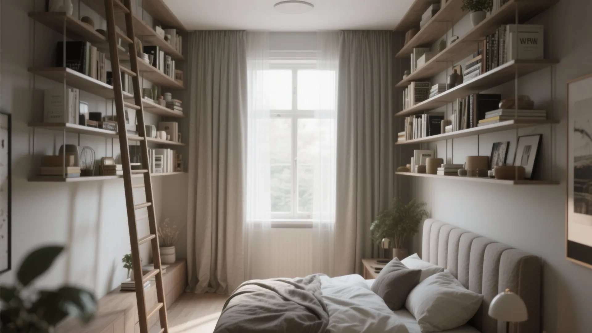 4. Vertical storage and visual height tricks