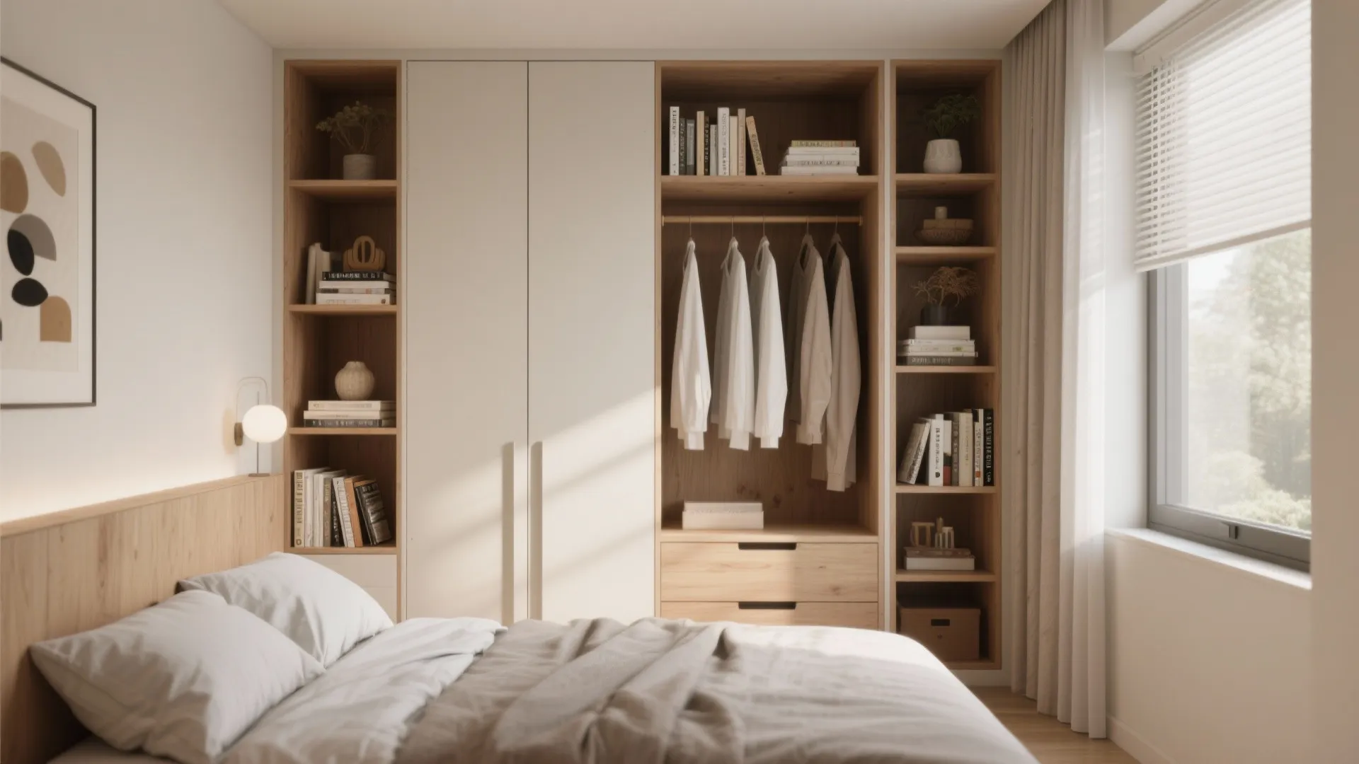 4. Built-in Nooks and Vertical Storage
