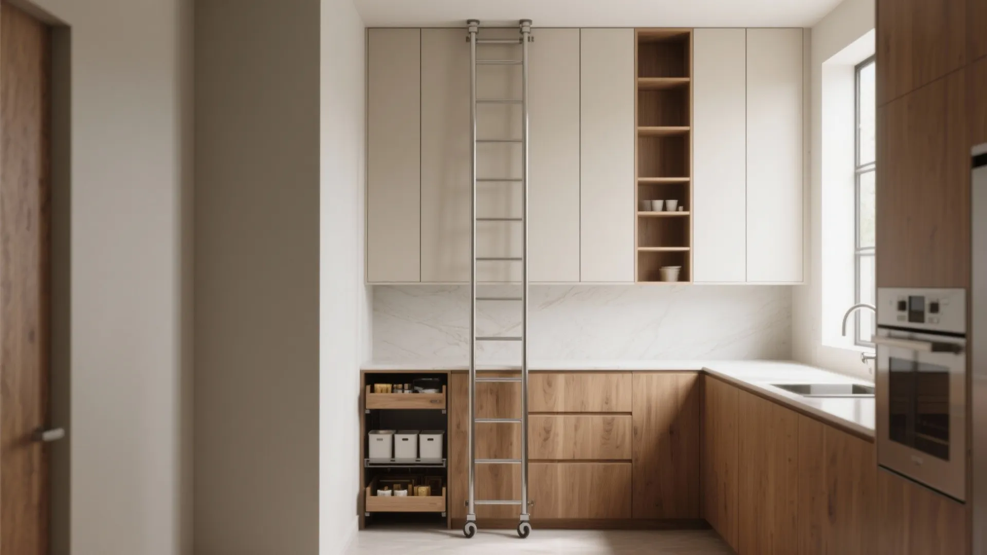 3. Add vertical storage up to the ceiling