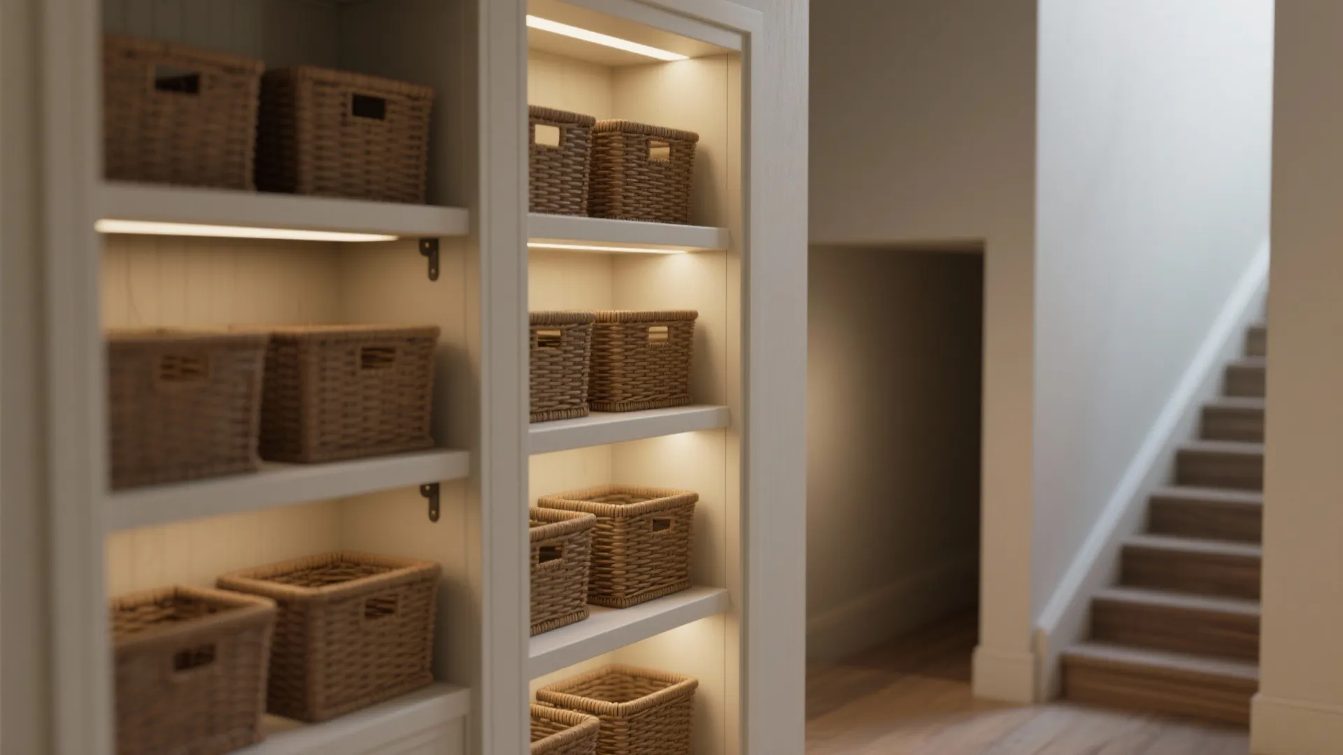 3. Punch up storage with vertical systems and niches