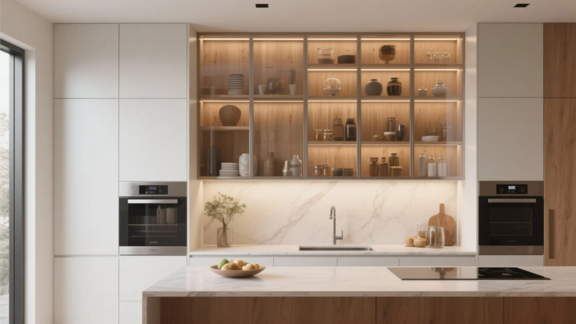 2. Vertical storage with a designer touch