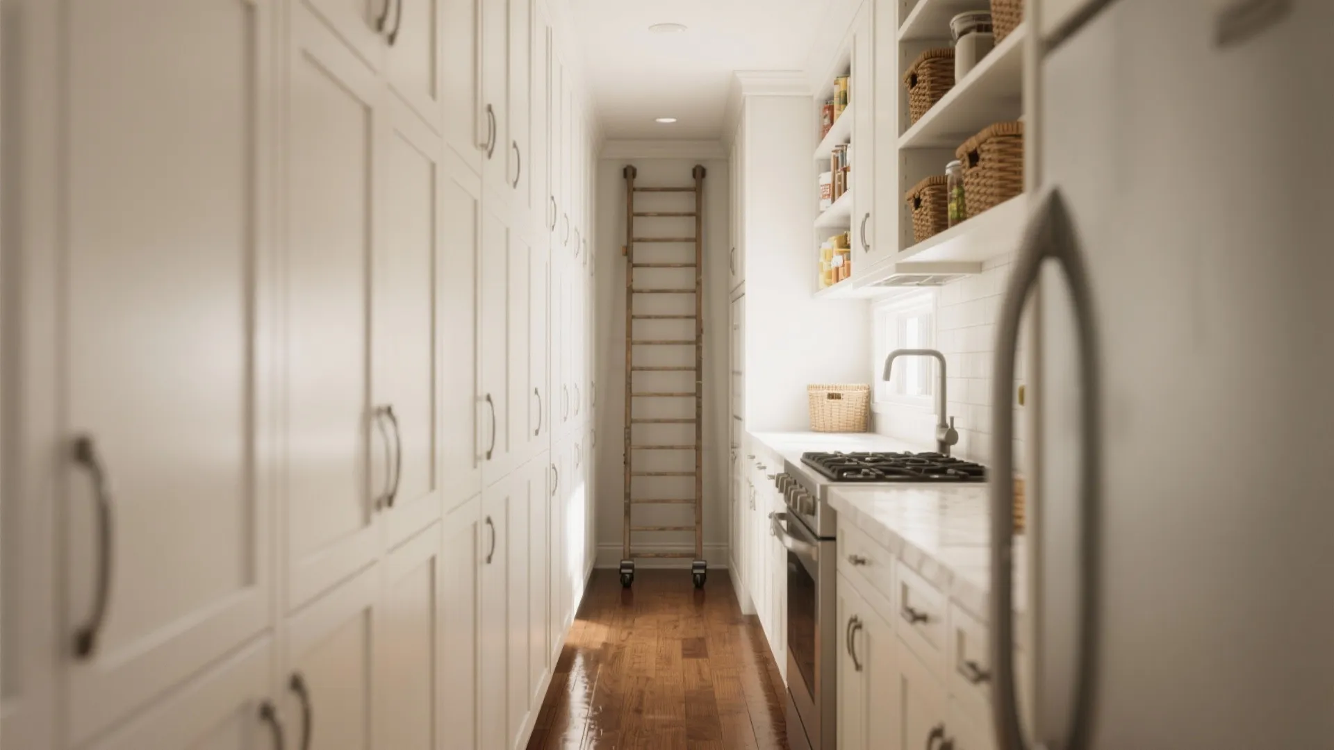 1. Embrace vertical storage to stretch the space