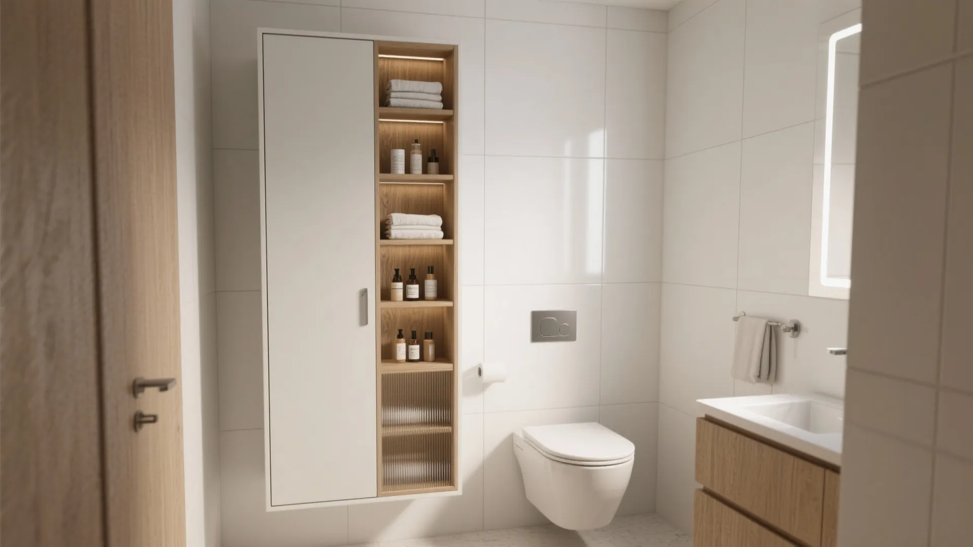 1. Vertical storage to reclaim floor space