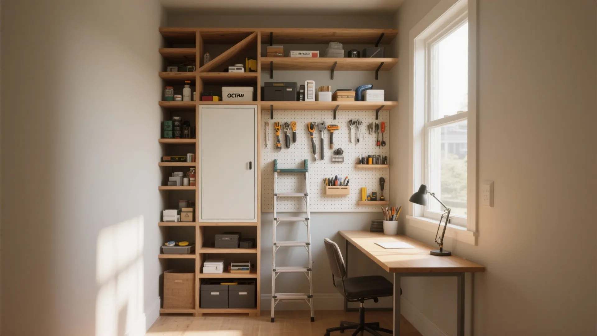 1. Vertical storage as your best friend