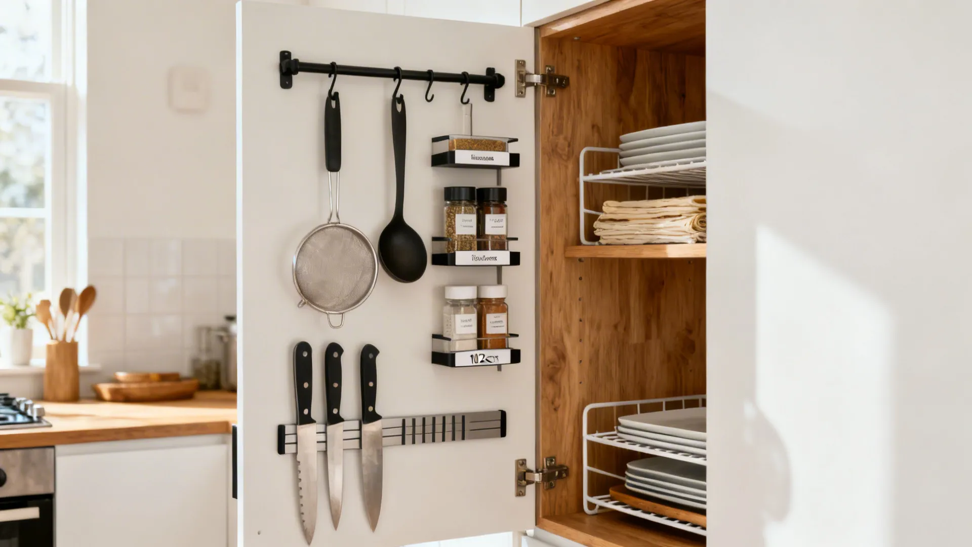 Hierarchy #4: Vertical First—Wall, Backsplash, and Inside-the-Door Storage